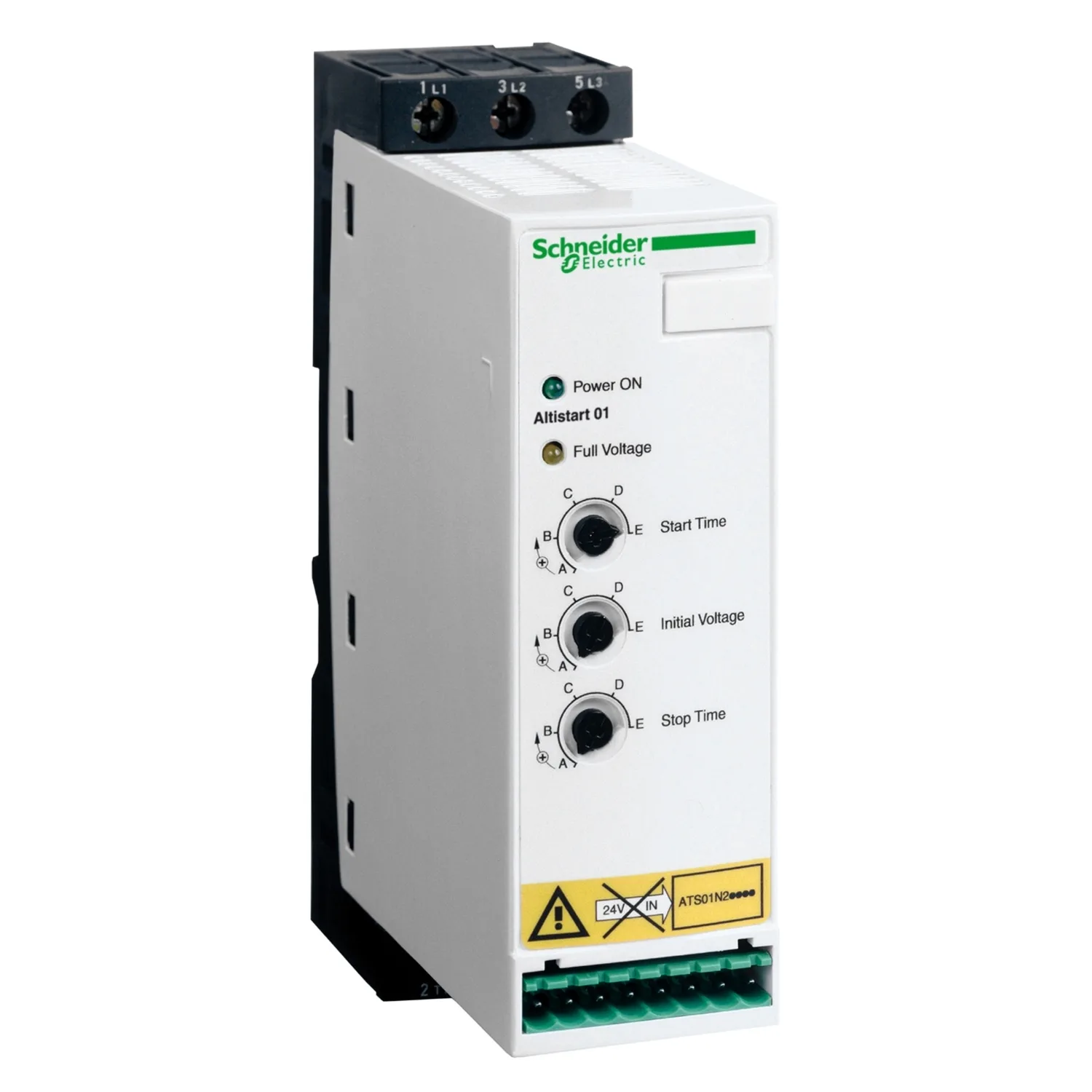 Schneider ATS01N222QN - Otomasyon modülü: yolverici; DIN ray montajı için; 7.5/11kW
