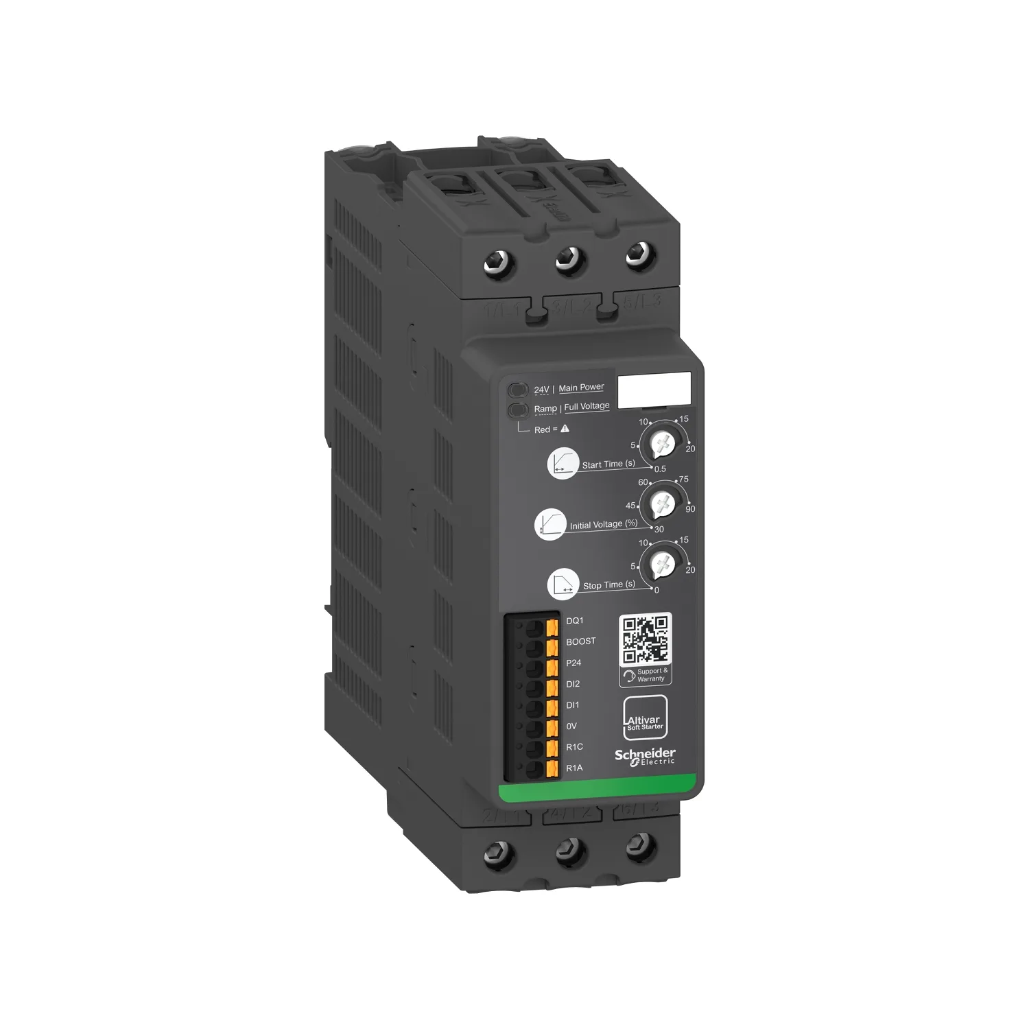 Schneider ATS130N2D65LT - Altivar Sanftanlasser ATS130, 65A, 200 bis 480V AC, Steuerspannung 24V DC