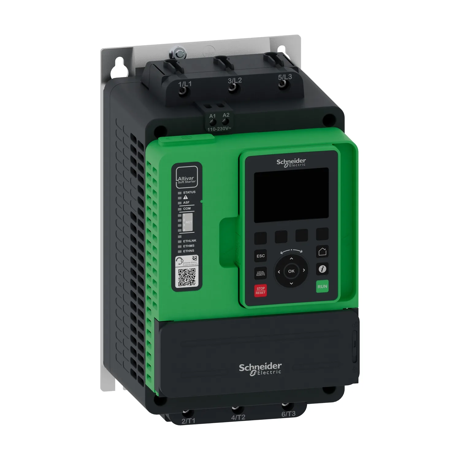 Schneider ATS490D17Y - ALTIVAR Soft Starter - ATS490 - 17A/208-690V