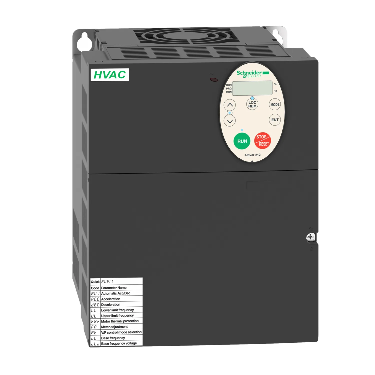 Schneider ATV212HD11N4 - ATV212HD11N4 - Otomasyon modülü: vektör inverter; 11kW; 3x400VAC; 3x380÷480VAC