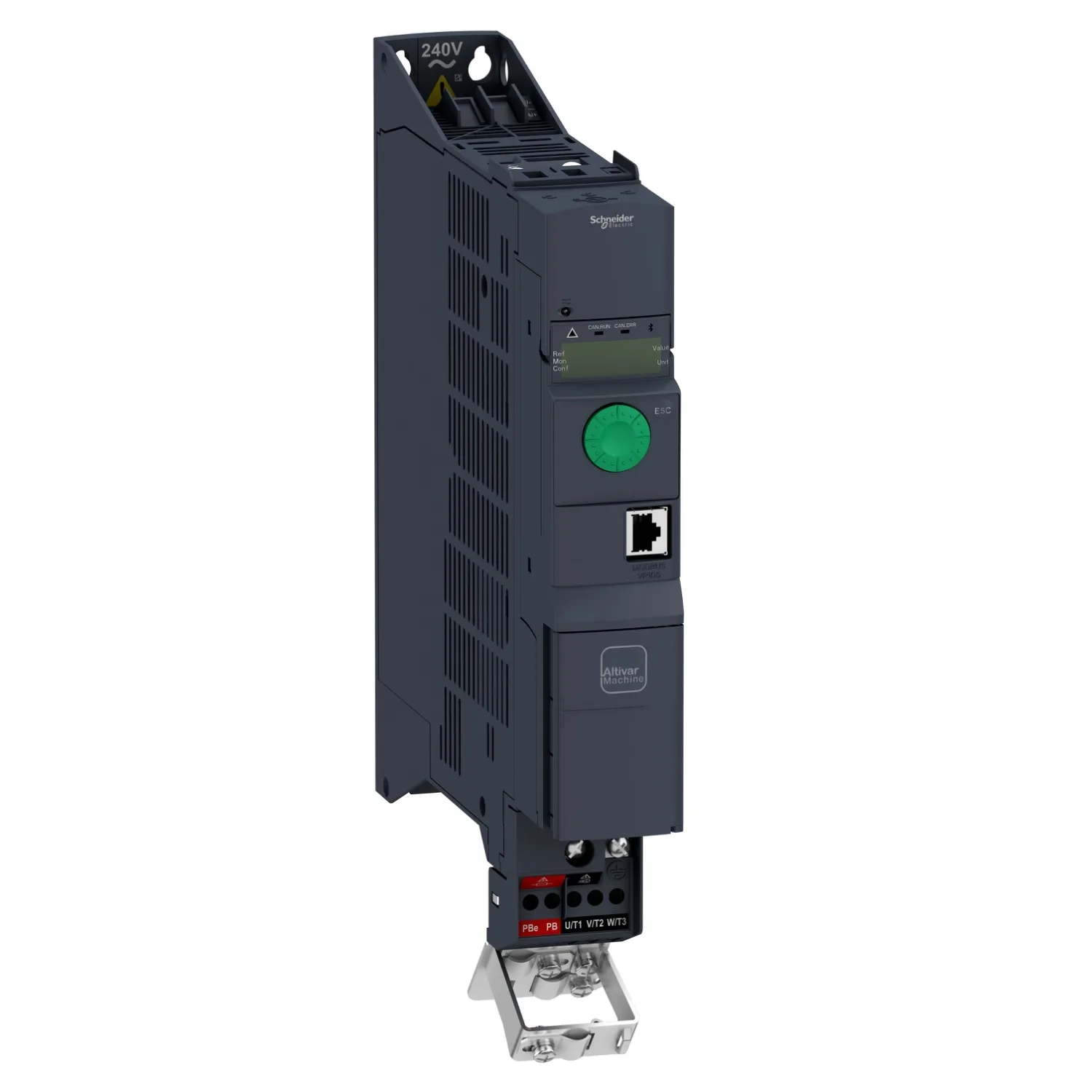 Frequenzumrichter ATV320, 0,18kW, 200-240V, 1 phasig, Buch - 2