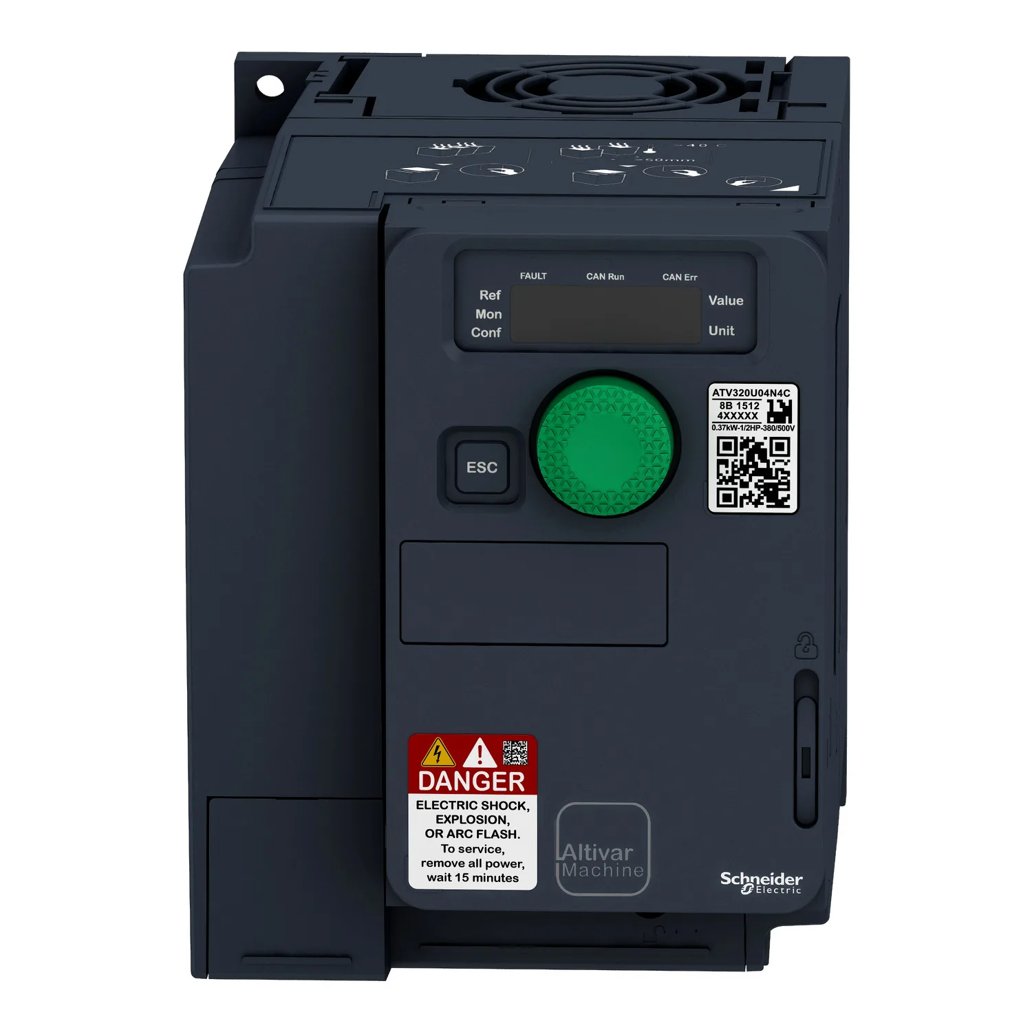 Schneider ATV320U04N4C - ATV320U04N4C - ATV320 Compact 0,37KW 500V 3 PHASE