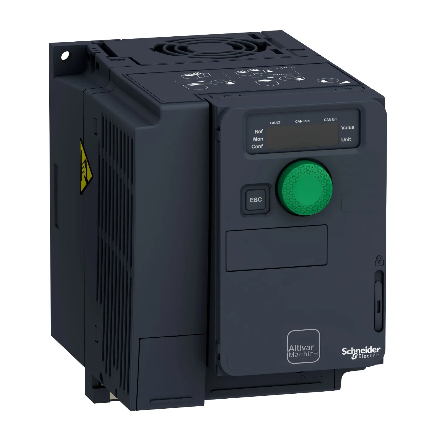 Altivar Machine - variateur - 2,2kW - 200/240V mono - compact - CEM - IP20 - 3