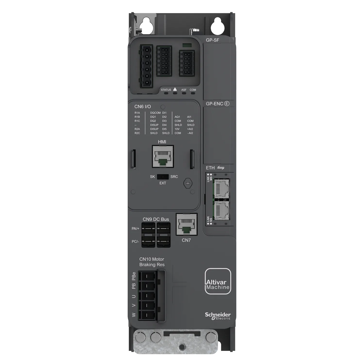 Frequenzumrichter ATV340, 0,7kW, 380-480V, IP20, Ethernet Version - 2