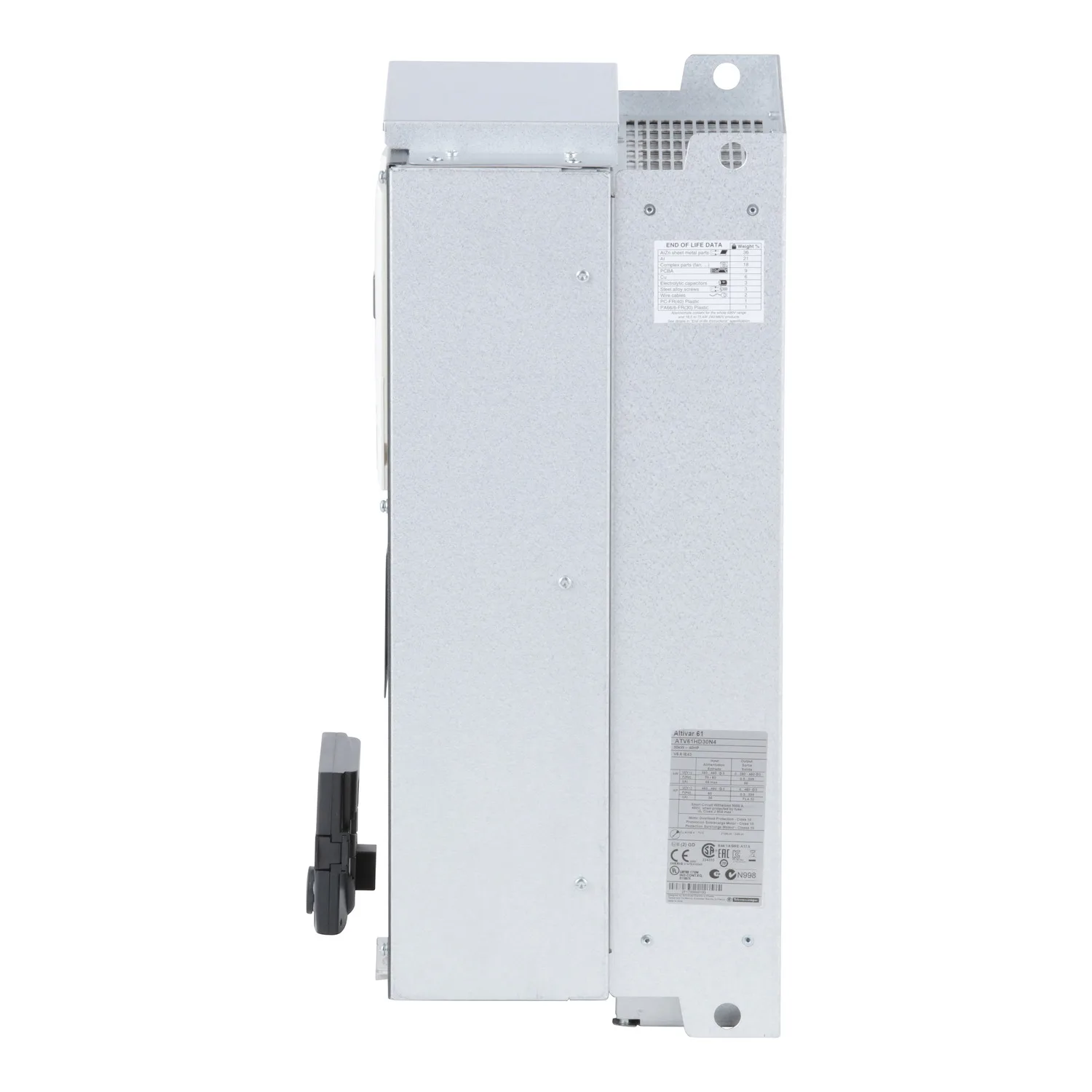 Altivar 61 - variateur de vitesse - 30kW 40CV - 500V - filtre CEM - term. - IP20 - 3