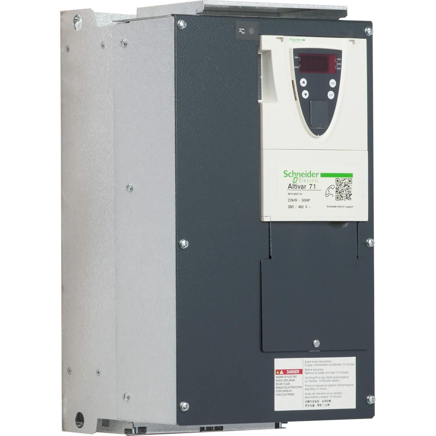 Schneider ATV71HD22N4 - Frequenzumrichter ATV71, 22kW 30HP, 480V, EMV-Filter