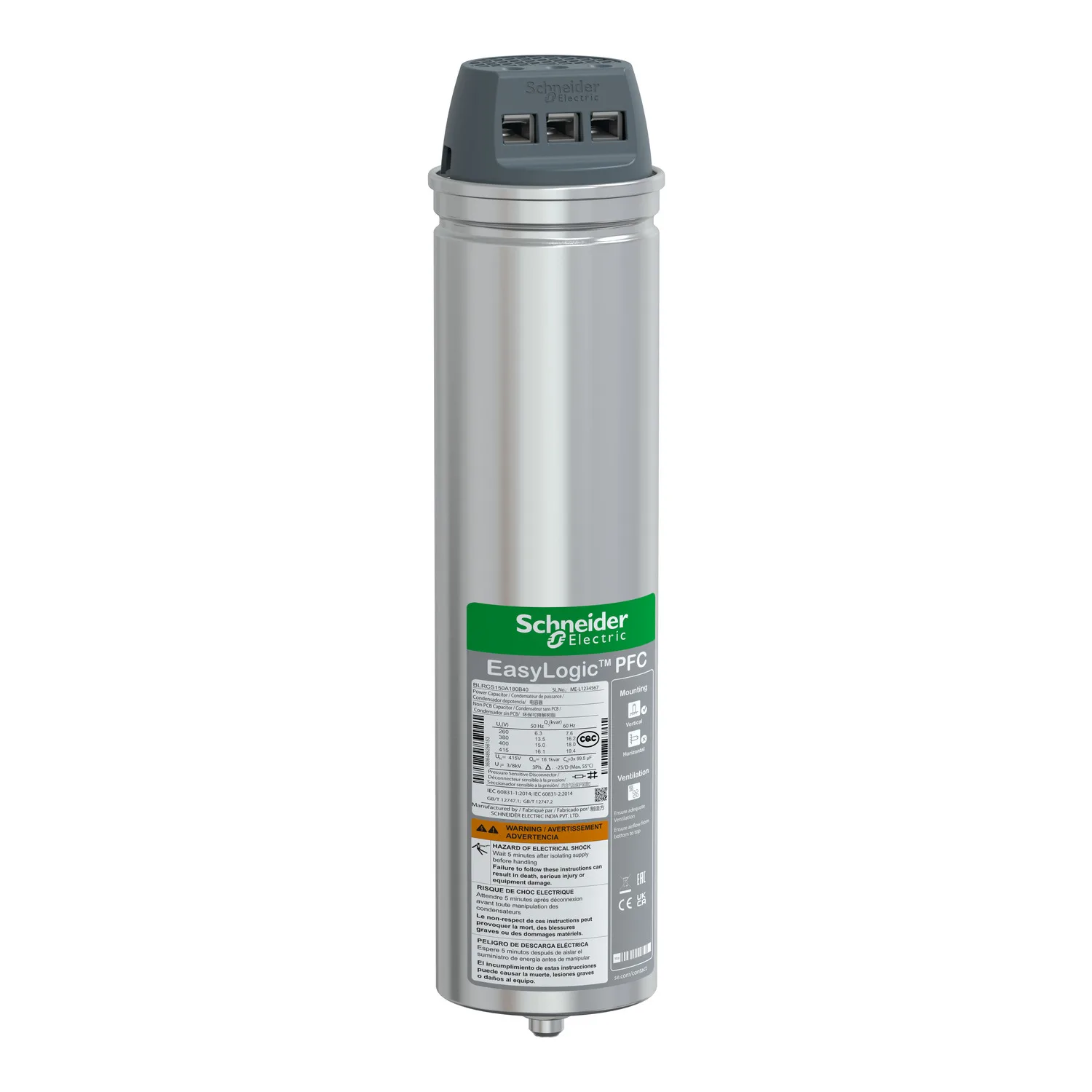 Schneider BLRCS150A180B40 - EasyLogic 400V 15KVar