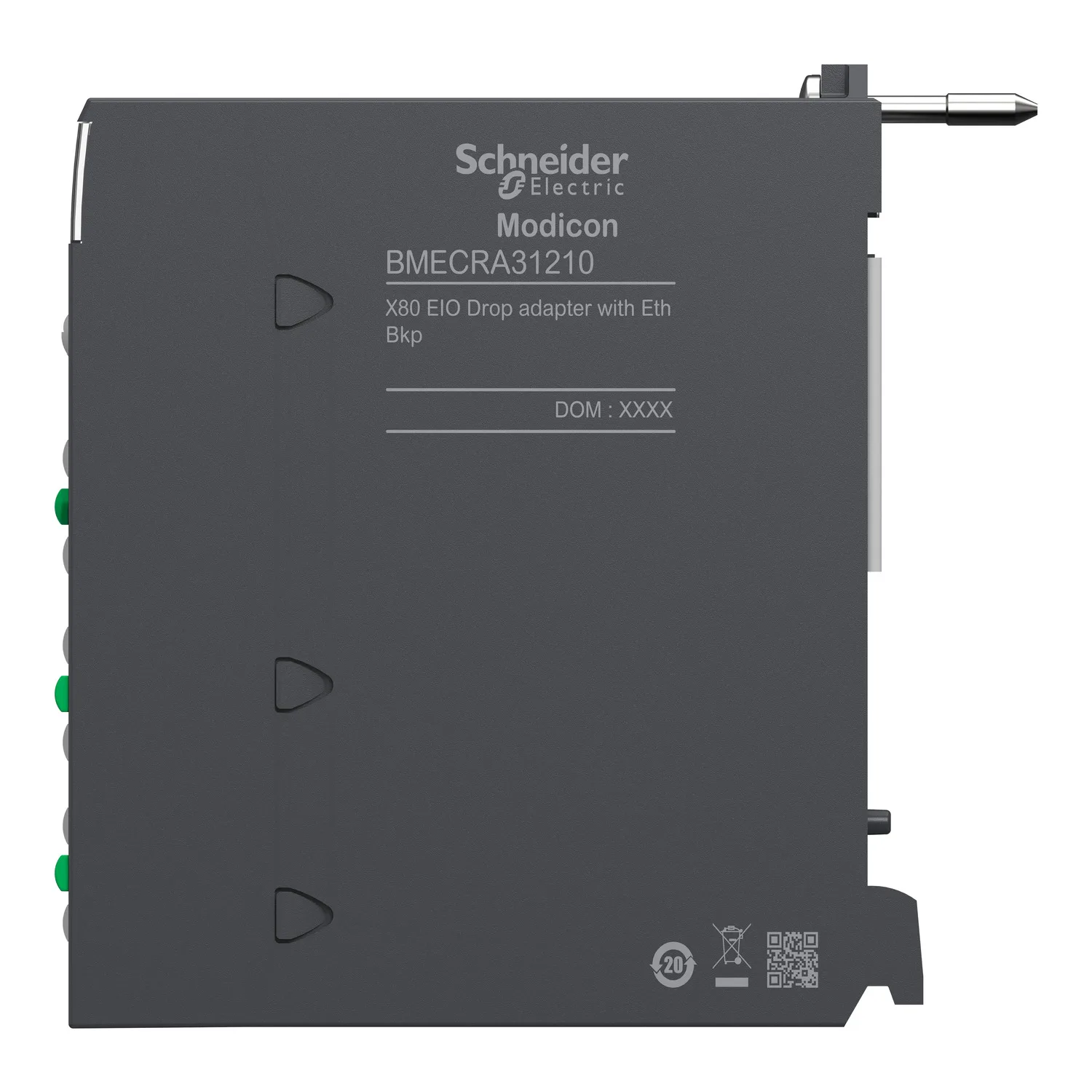 Modicon X80-E-RIO-Kopfadapter für Ethernet-Modulträger als remote EthNet/IP-Station - 5