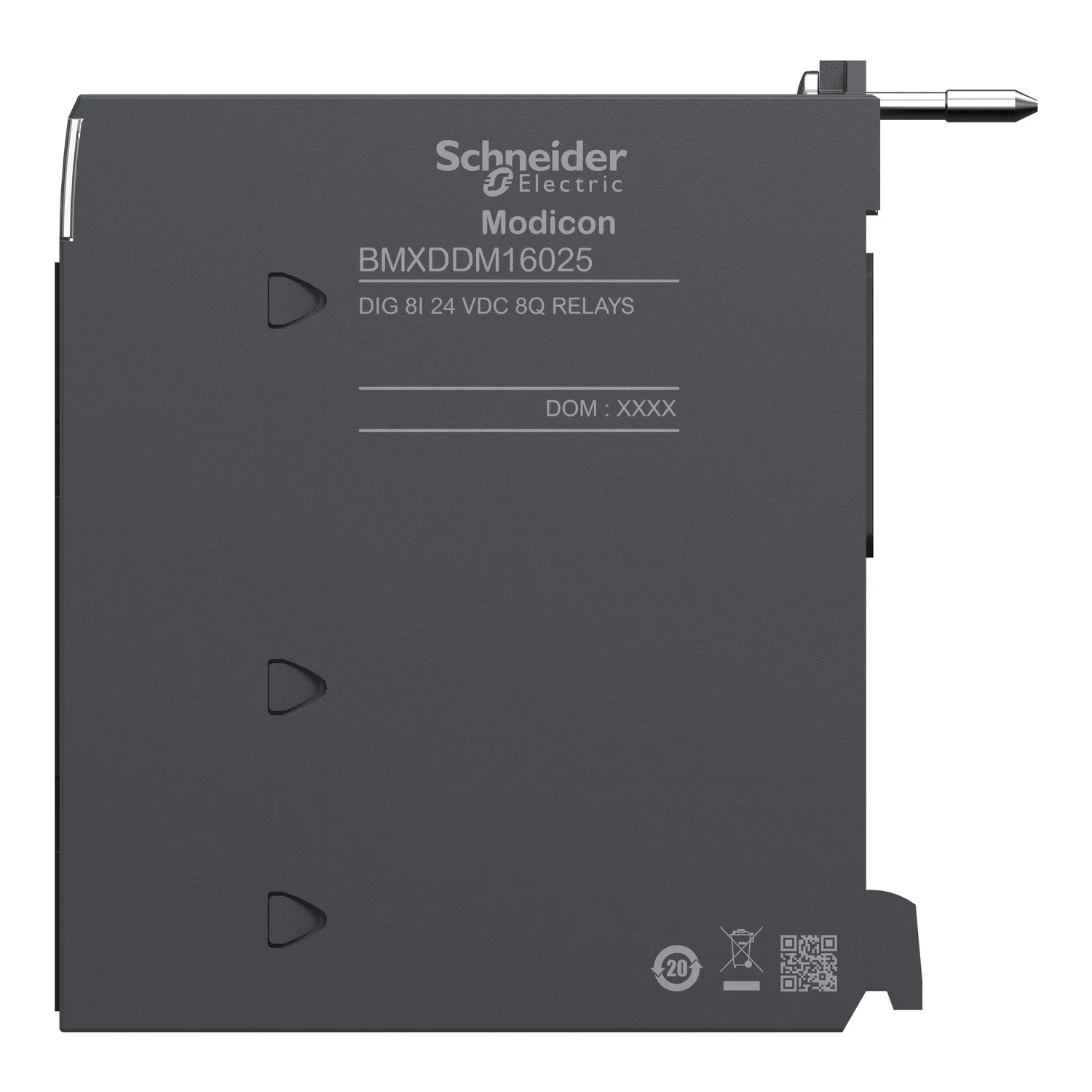 Modicon X80 - module 8 entrées / 8 sorties TOR - 24Vcc relais - 3