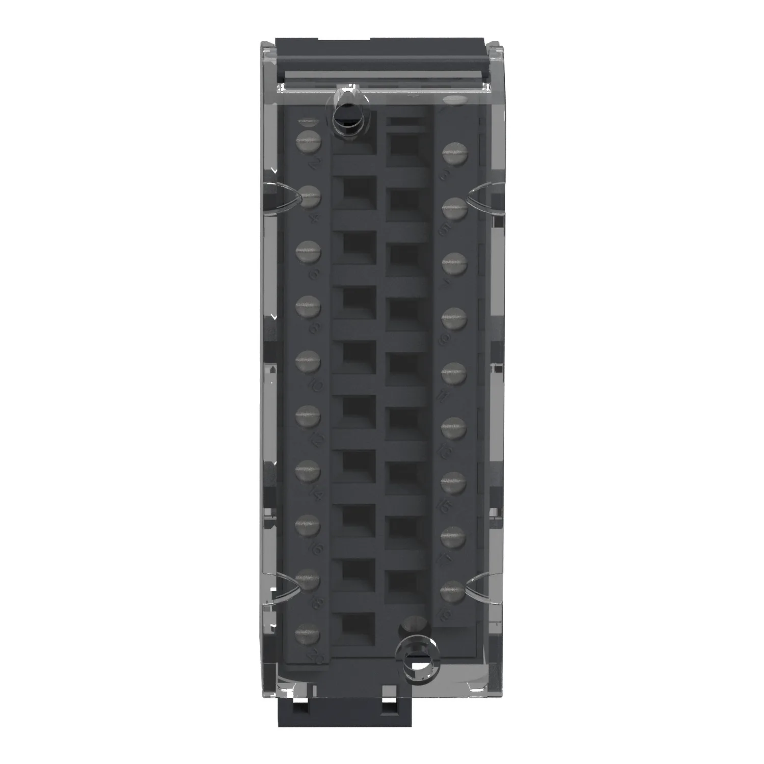 Modicon X80 - Bornier de raccordement - à vis - débrochable - 20 contacts - 6