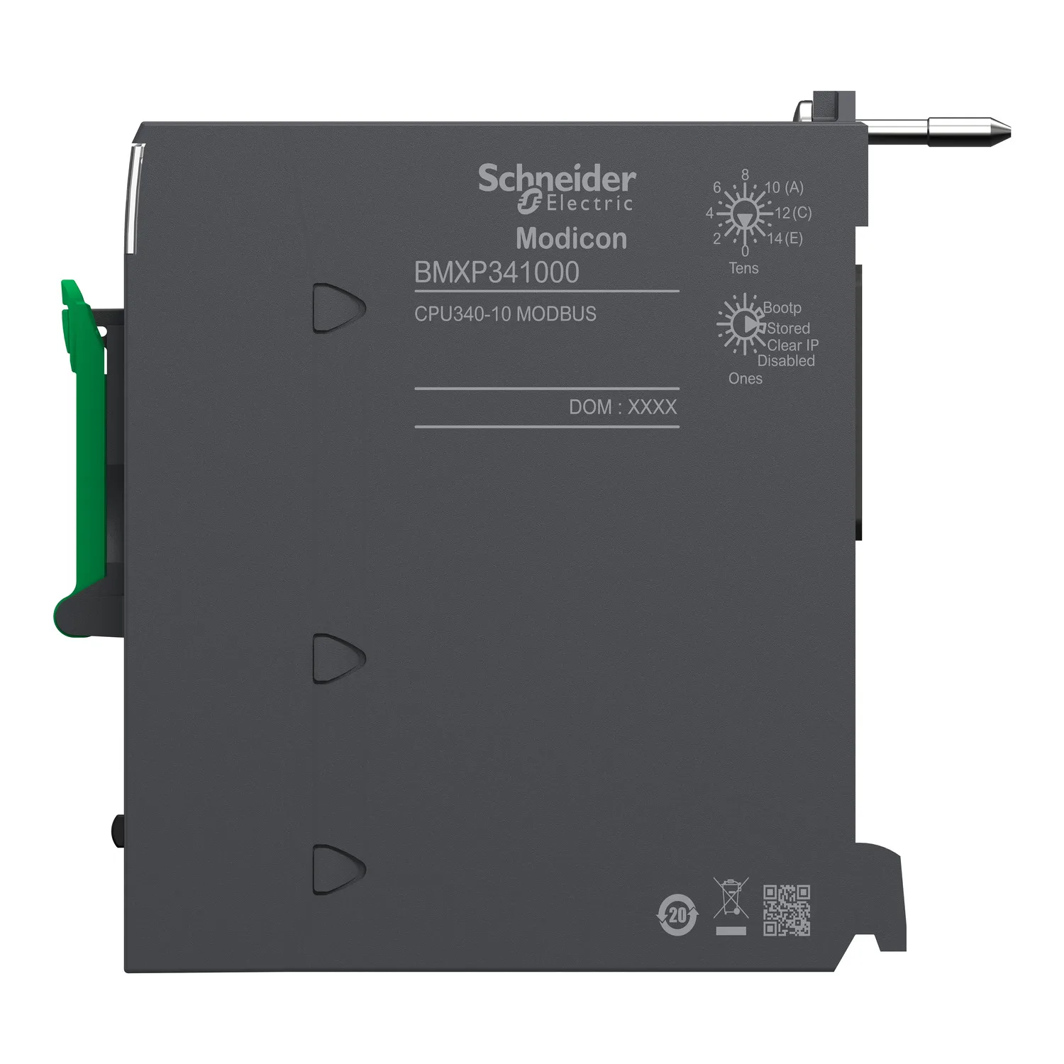 Modicon M340 CPU-Modul, max. 512 digitale + 128 analoge E/A, Modbus - 3