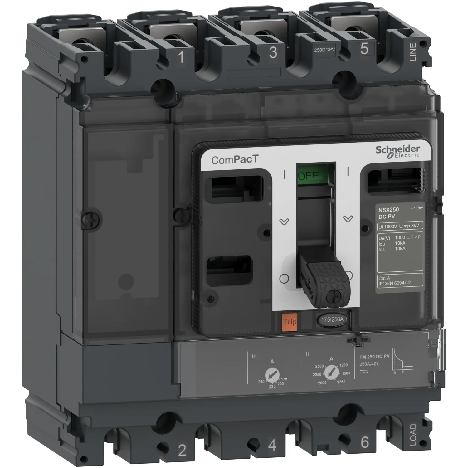 Schneider C10F4TM080D1 - NSX 80 DC PV 80A