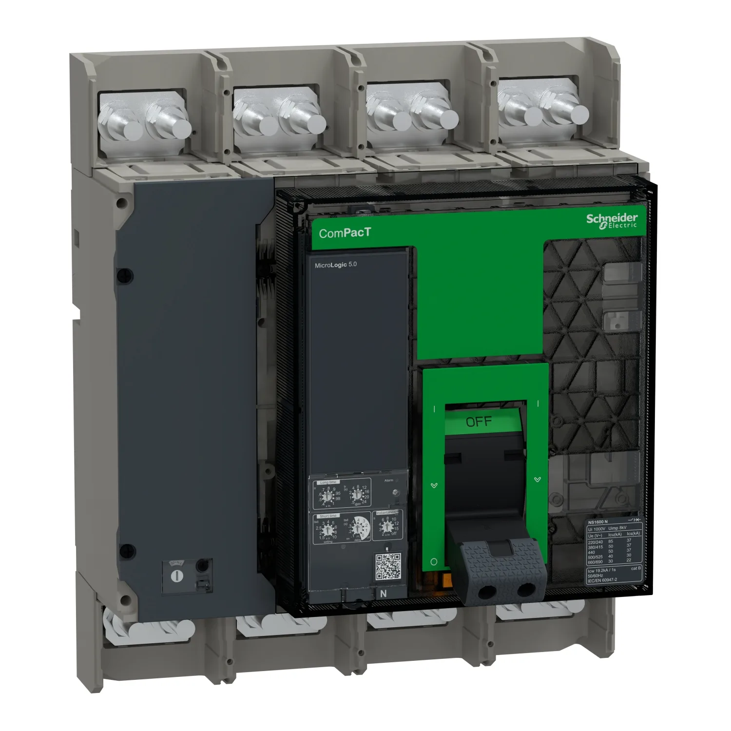Schneider C160N450FM - NS1600N 50kA 4P 1600A FXD Man. 5.0