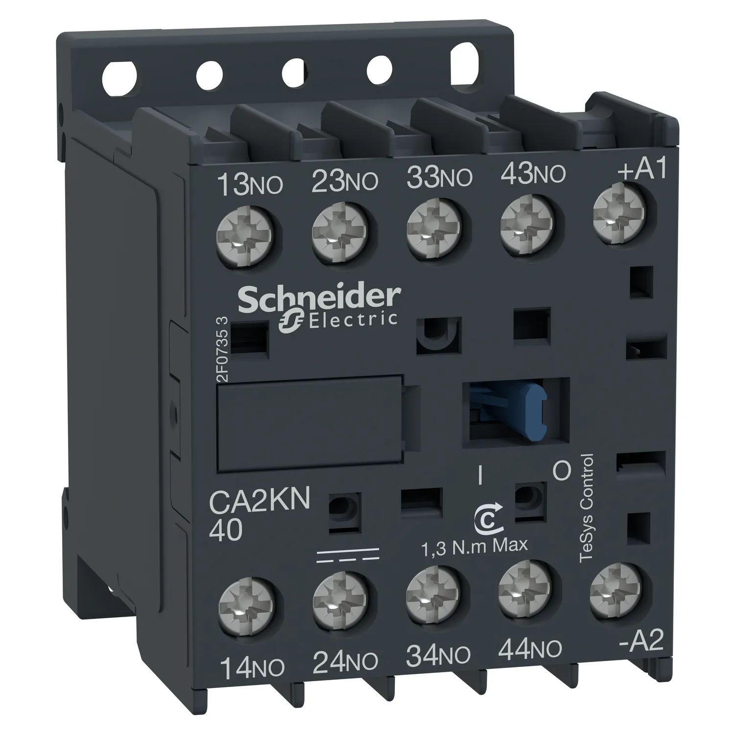 Schneider CA2KN40F7 - Contactor: 4-pole; NO x4; 110VAC; 10A; TeSys D; screw terminals