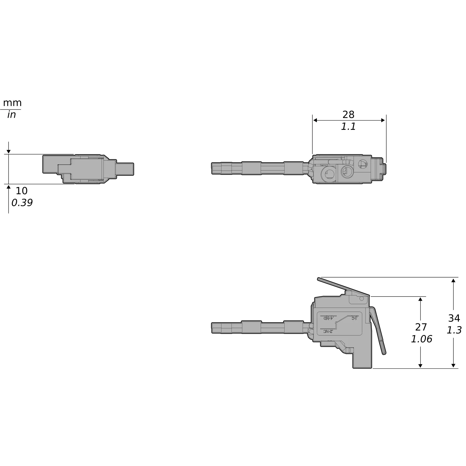 G40-80AUX240 - Auxiliary Contact (OF/SD) GoPact MCCB 400-800 240V - 2