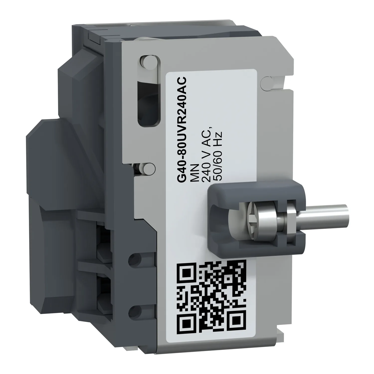 Schneider G40-80UVR240AC - G40-80UVR240AC - GoPact MCCB 400-800 MN AC 240V