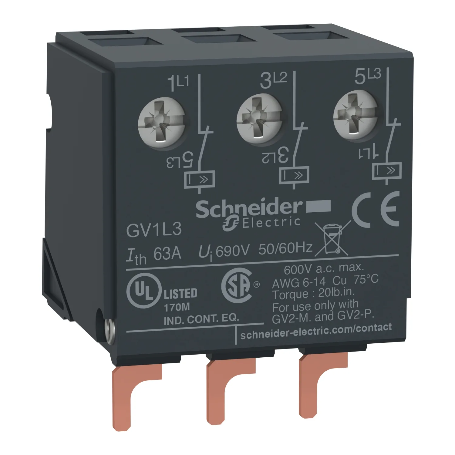 Schneider GV1L3 - Strombegrenzer; 32A