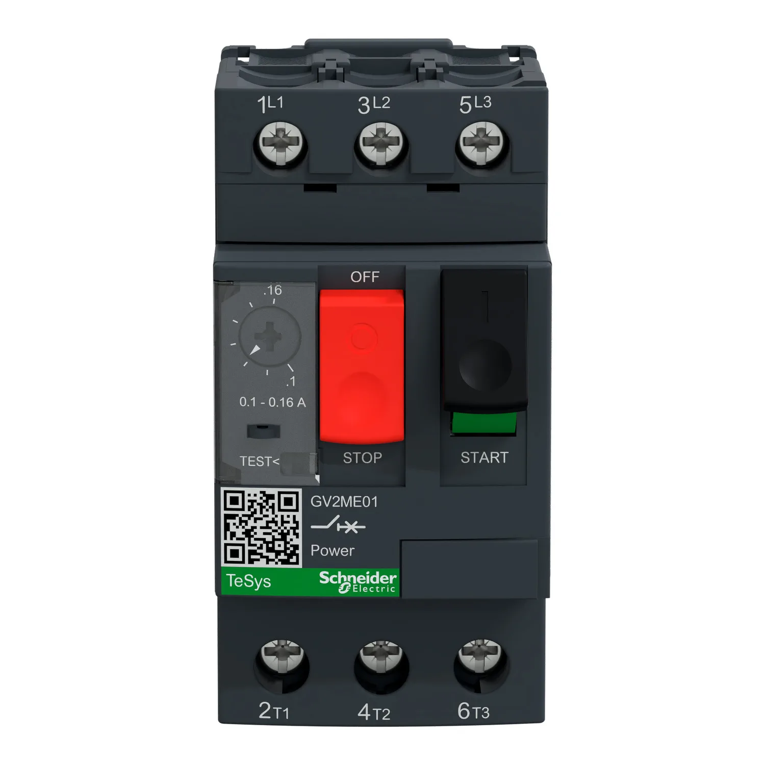 Motorabschalter; 0,04kW; 230÷690VAC; für DIN-Schiene; IP20; GV2ME - 2