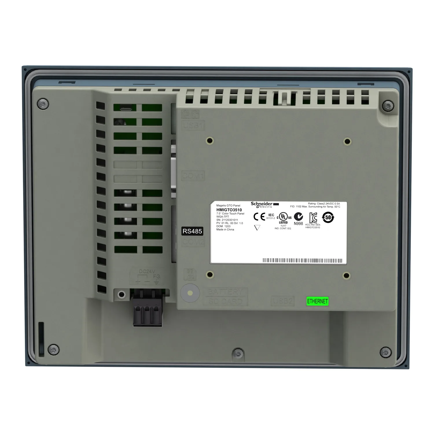 gelişmiş dokunmatik ekran panel 640 x 480 piksel VGA - 7.5 inç - TFT - 96 MB - 3