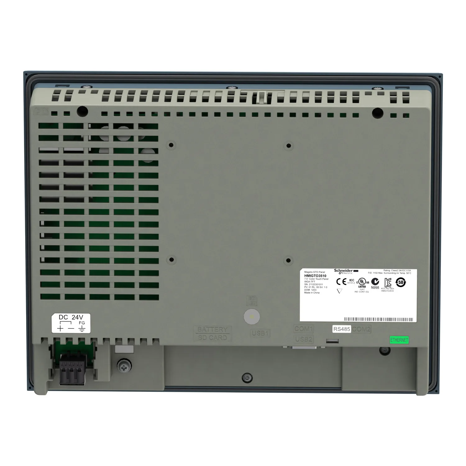 gelişmiş dokunmatik ekran panel 640 x 480 piksel VGA - 10.4 inç TFT - 96 MB - 4