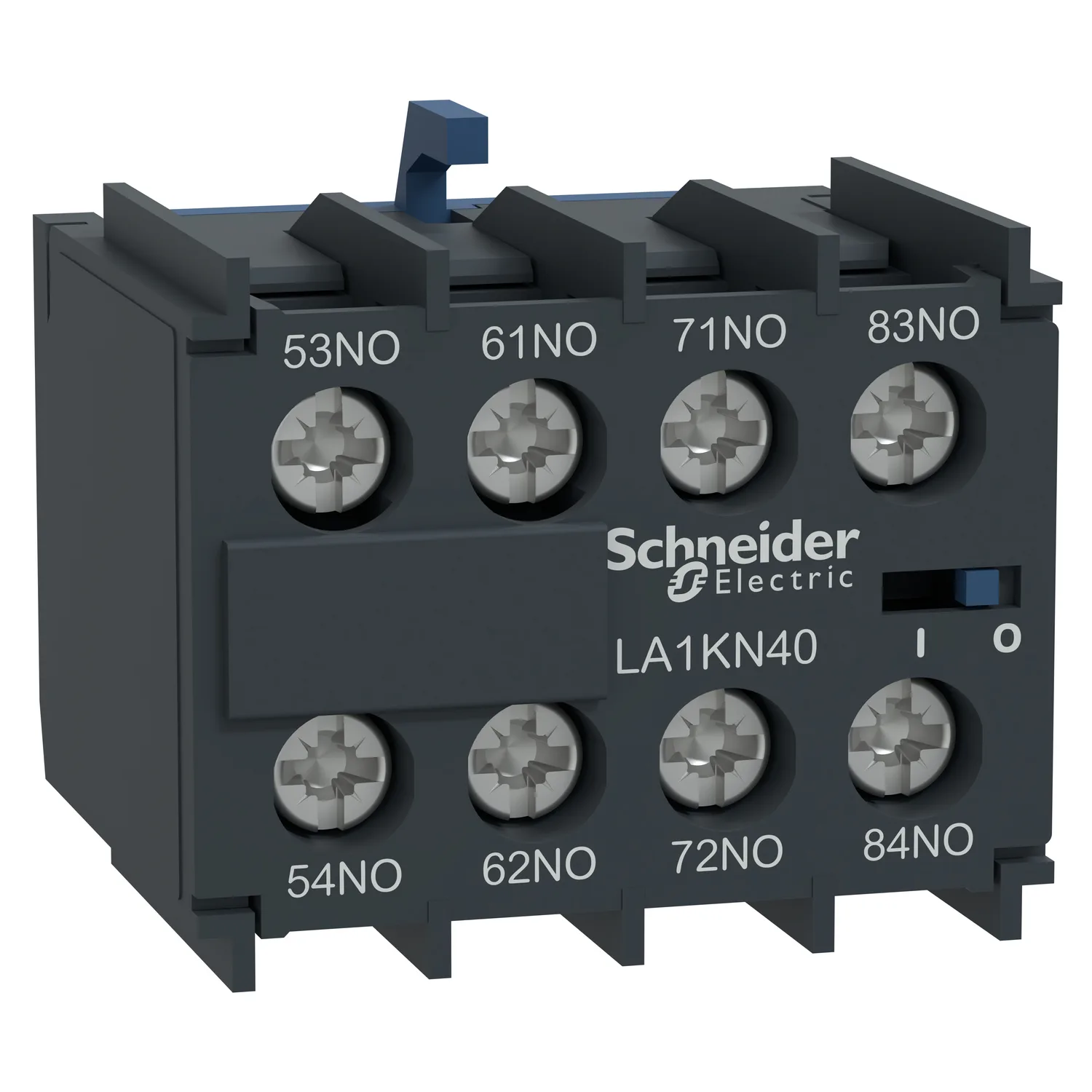 Schneider LA1KN40 - LA1KN40 - Yardımcı kontaklar; vidalı terminaller; ön; Kontaklar: NO x4