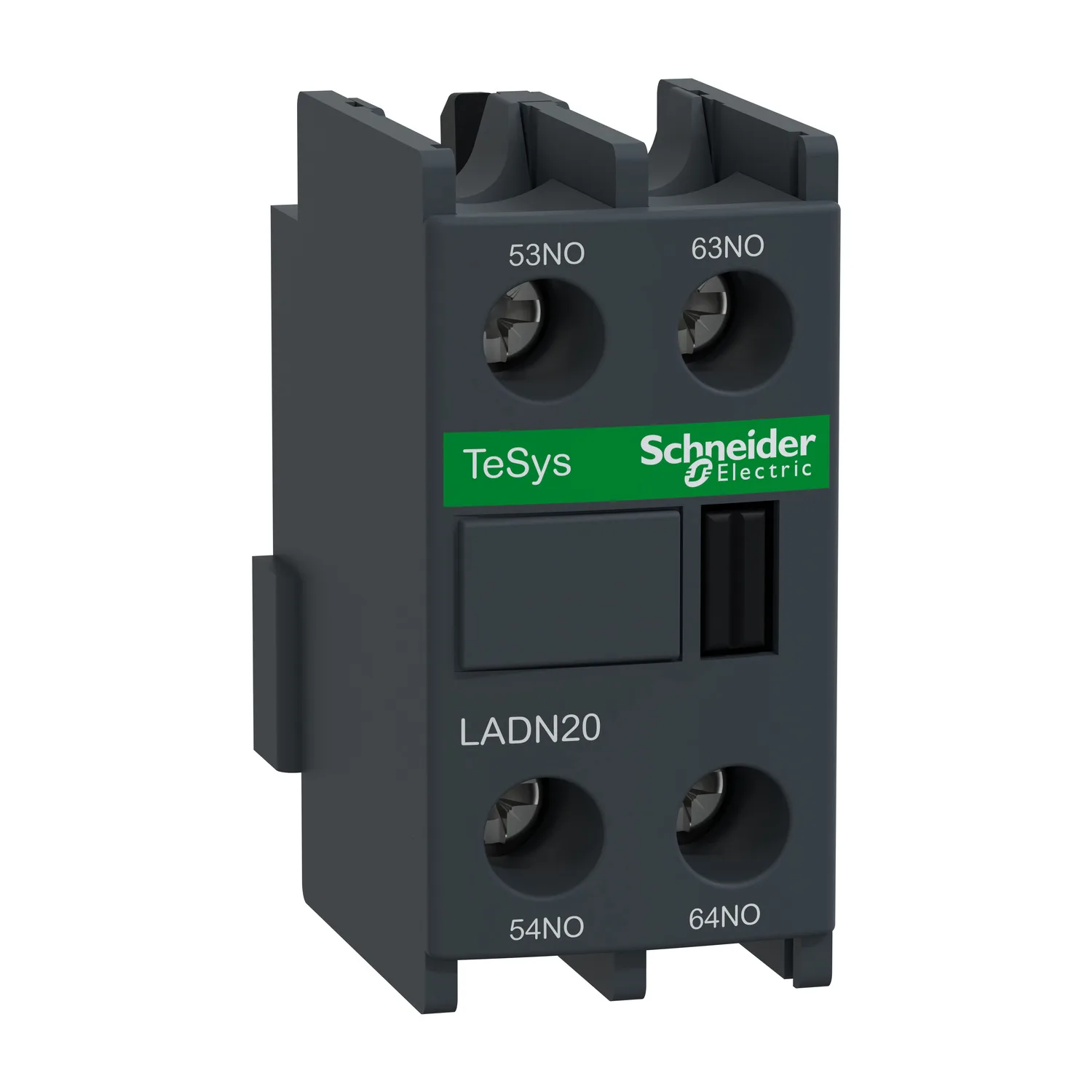 Schneider LADN20 - LADN20 - Yardımcı kontaklar; vidalı terminaller; ön; Kontaklar: NO x2