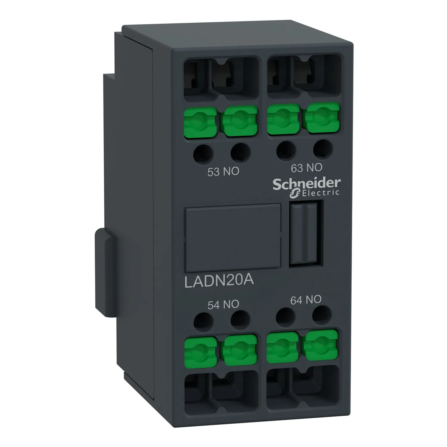 Schneider LADN20A - Hilfsschalterblock, 2S, SnapIN Anschlussklemmen