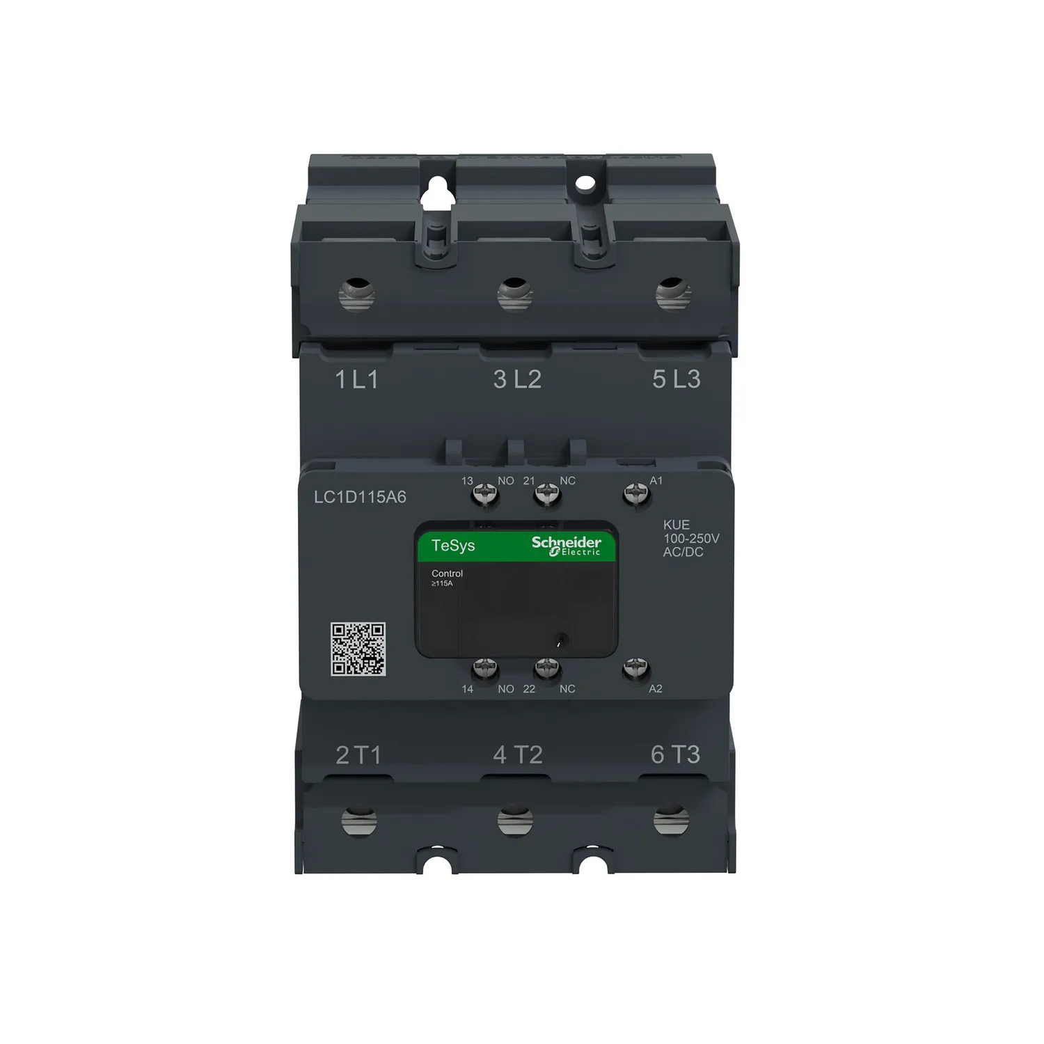 LC1D115A6KUE - TeSys Deca Kontaktör 115A 3P 100-250V ACDC - 2