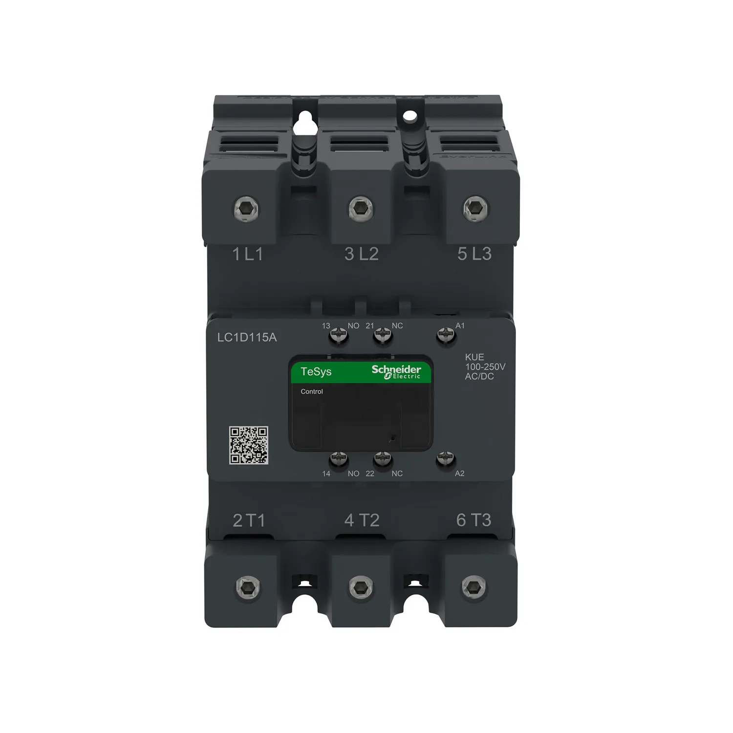 LC1D115AKUE - TeSys Deca Kontaktör 115A 3P 100-250V ACDC - 2