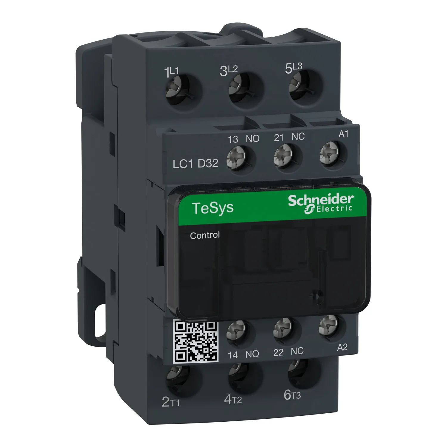 Schneider LC1D32E7 - LC1D32E7 - Kontaktör: 3 kutuplu; NA x3; Yardımcı kontaklar: NA + NK; 48VAC; 32A