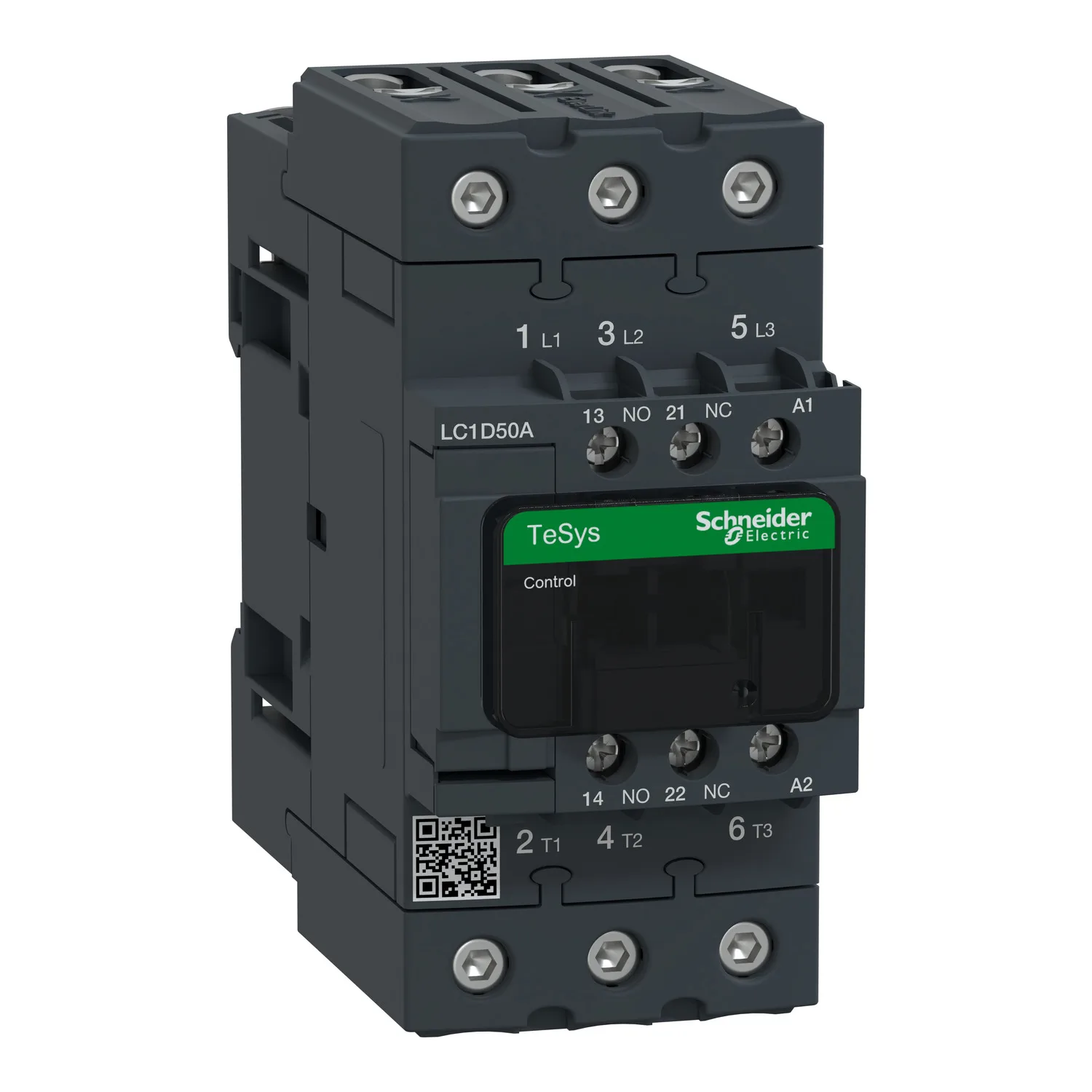Schneider LC1D50AM7 - LC1D50AM7 - TeSys Deca Kontaktör 3P 50AAC3 220VAC