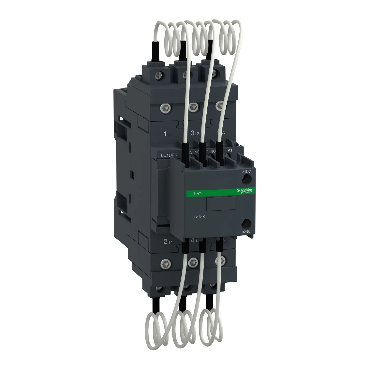 Schneider LC1DPKM7 - TeSys Deca Kondensatorschütz 30kVAR 220VAC