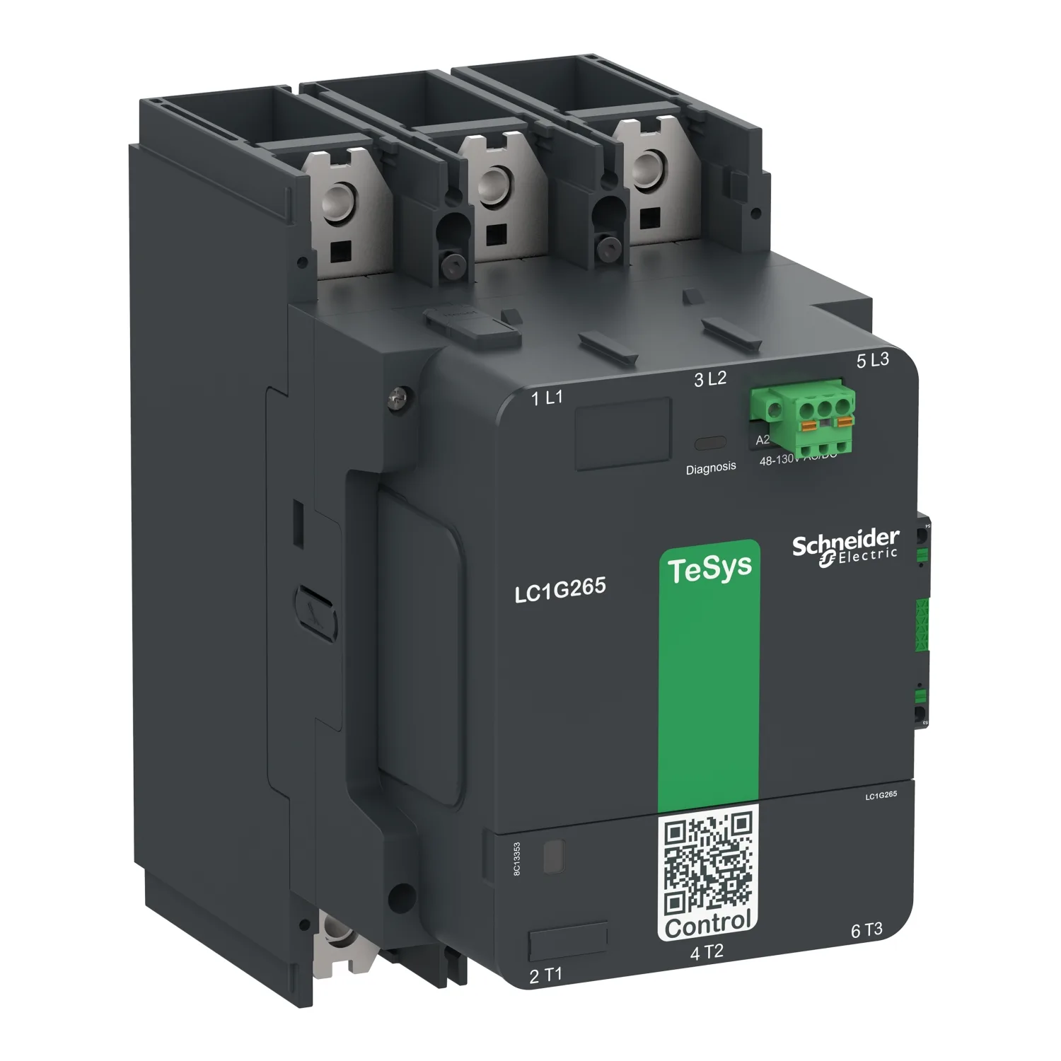 Schneider LC1G330EHEN - TeSys Giga Kontaktör TeSysG330 3P Standart 48-130V ACDC