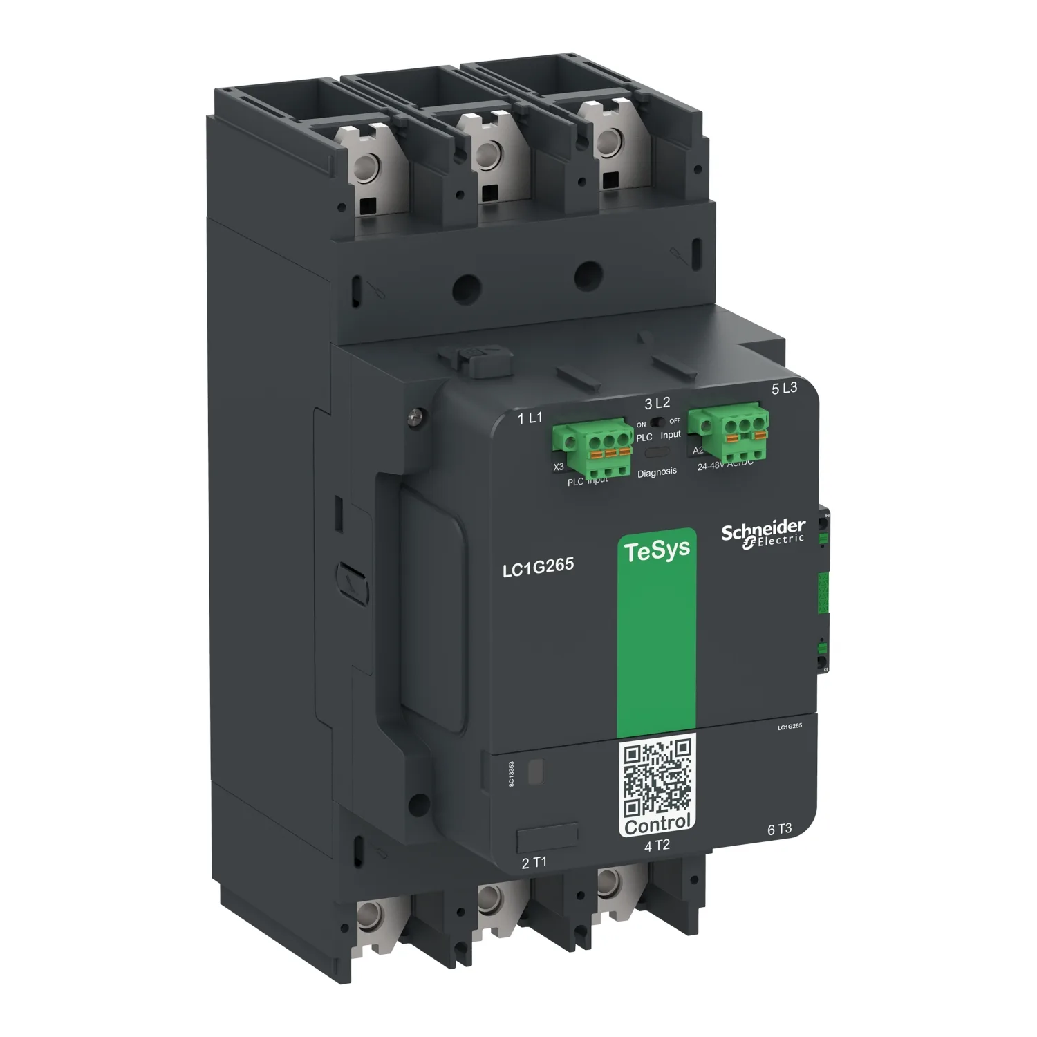 Schneider LC1G500LSEA - LC1G500LSEA - TeSys Giga Kontaktör TeSysG500 3P İleri seviye 200-500V ACDC