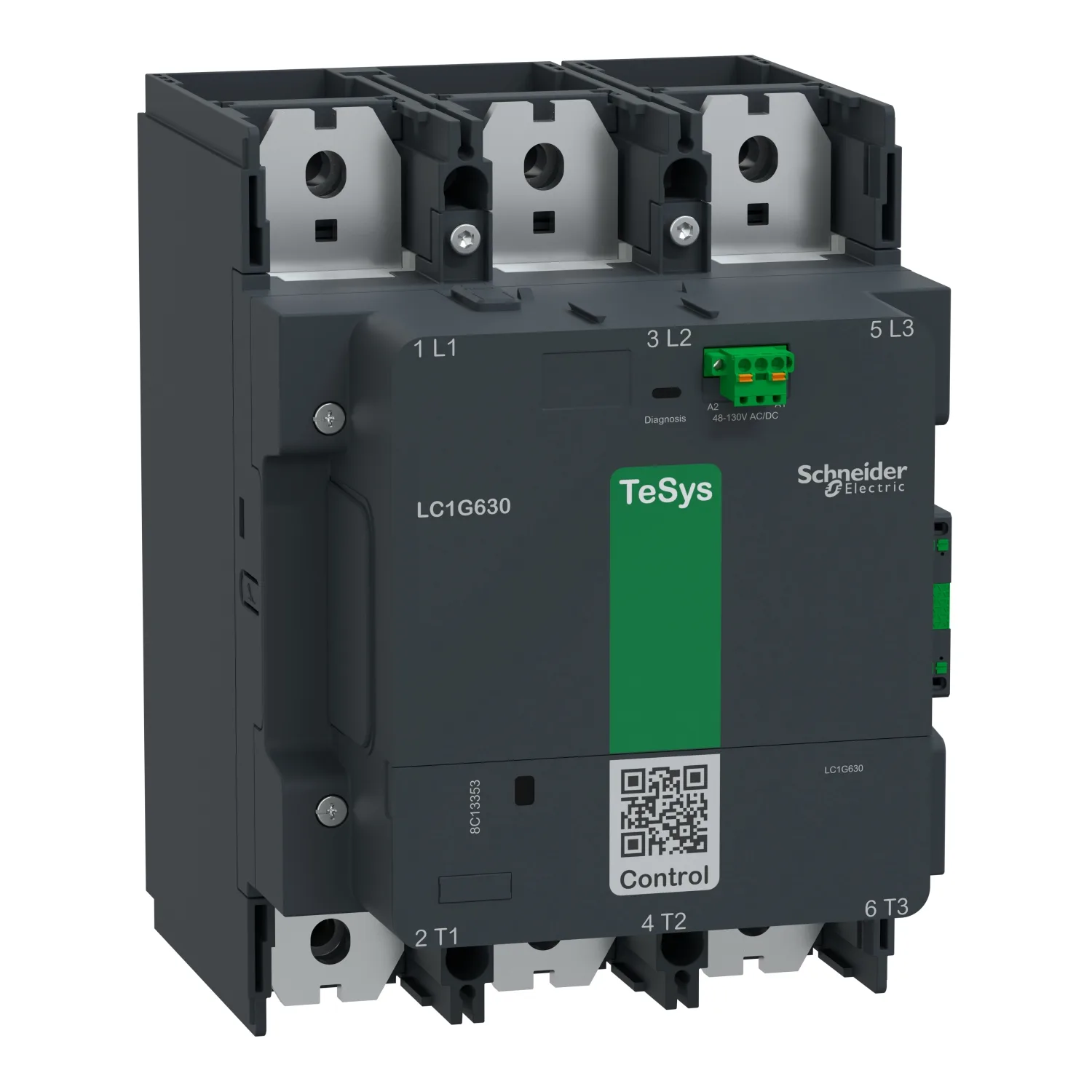 Schneider LC1G630KUEN - LC1G630KUEN - Kontaktör TeSys Giga 630 3P Std 100-250V AC DC