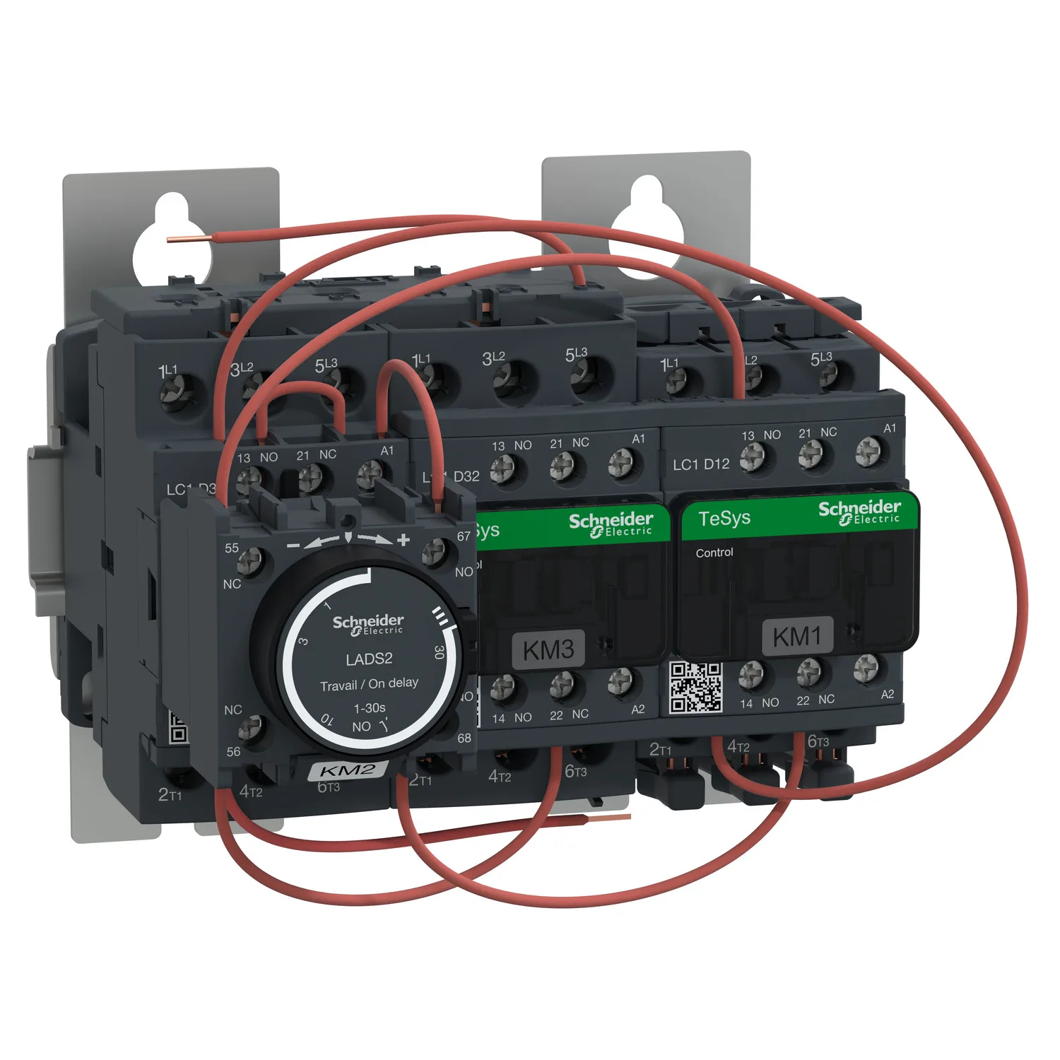 Schneider LC3D32AF7 - Stern-Dreieck Schützkombination, 25kW, 110V 50/60Hz