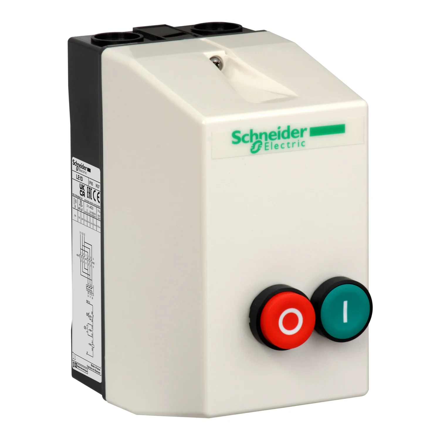 Schneider LE1D12Q7 - TeSys LE1D - démarreur en coffret - 12A - bobine 380Vca