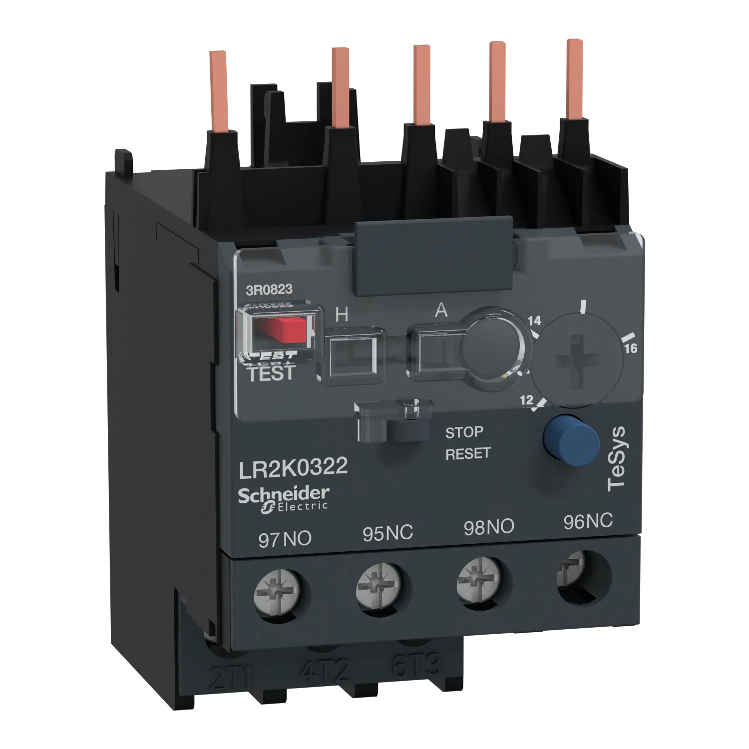 Schneider LR2K0322 - TeSys K - diferansiyel termik aşırı yük röleleri - 12...16 A - sınıf 10A