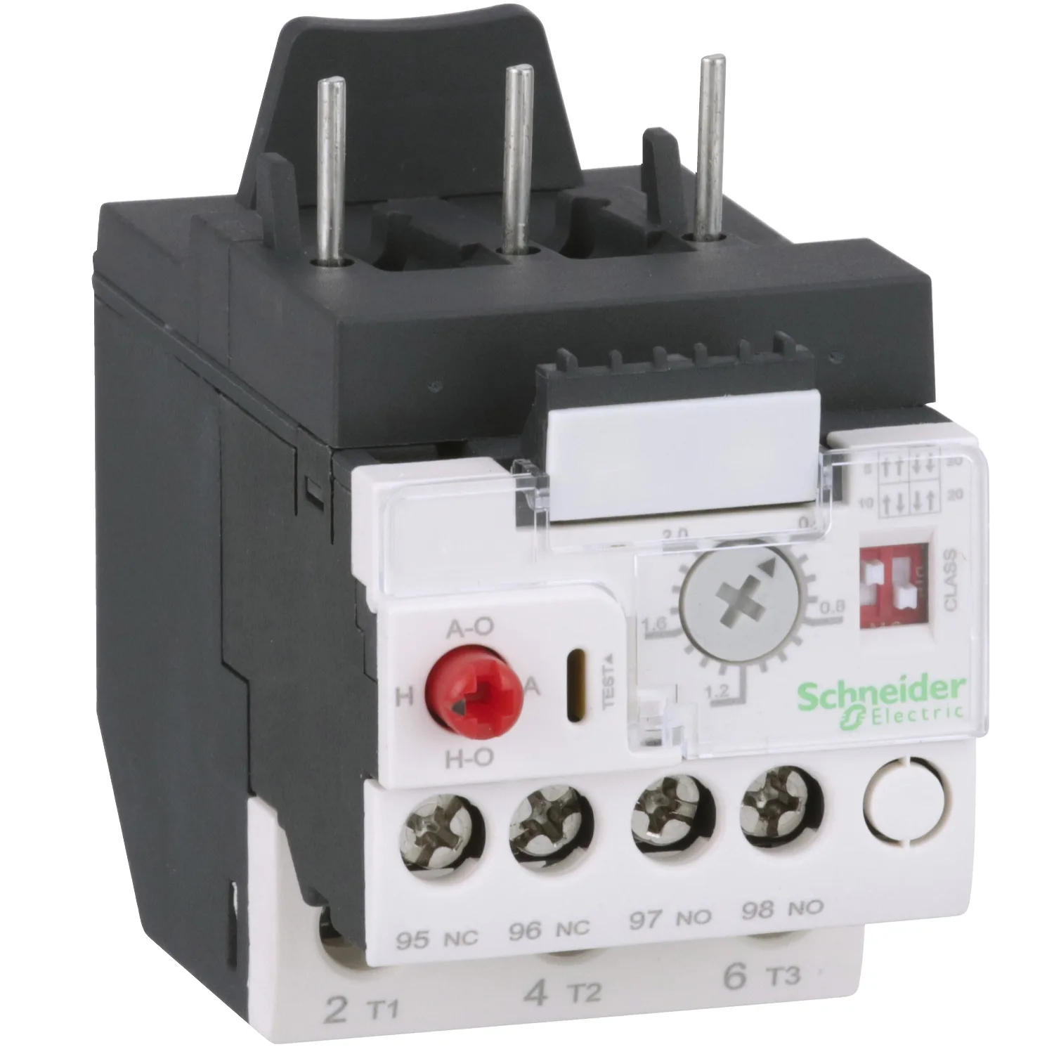 Schneider LR9D02 - TeSys LRD - Elektronisches thermisches Überlastrelais - 3P - 0,4...2 A