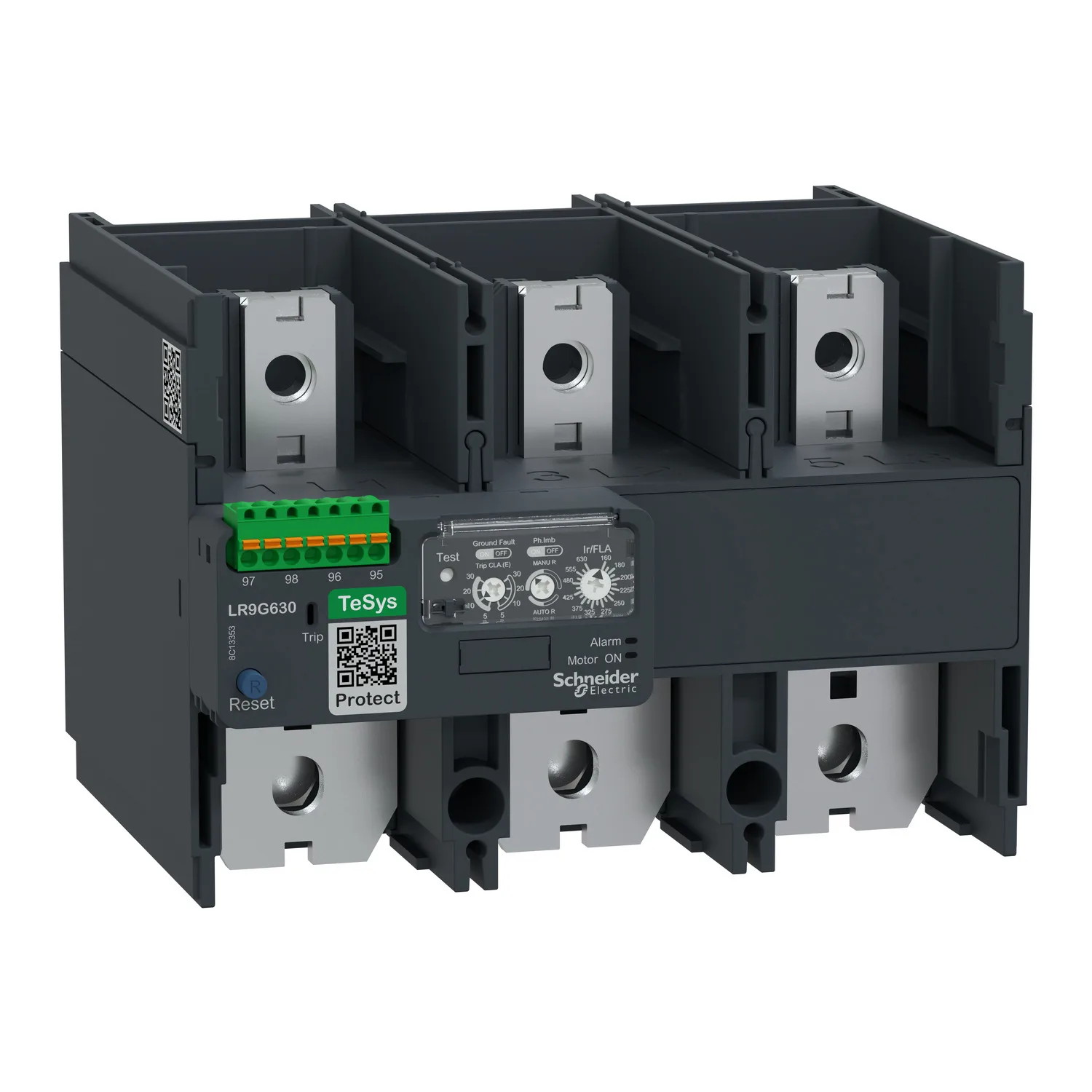Schneider LR9G630 - Termal aşırı yük rölesi LR9G 630A Yay