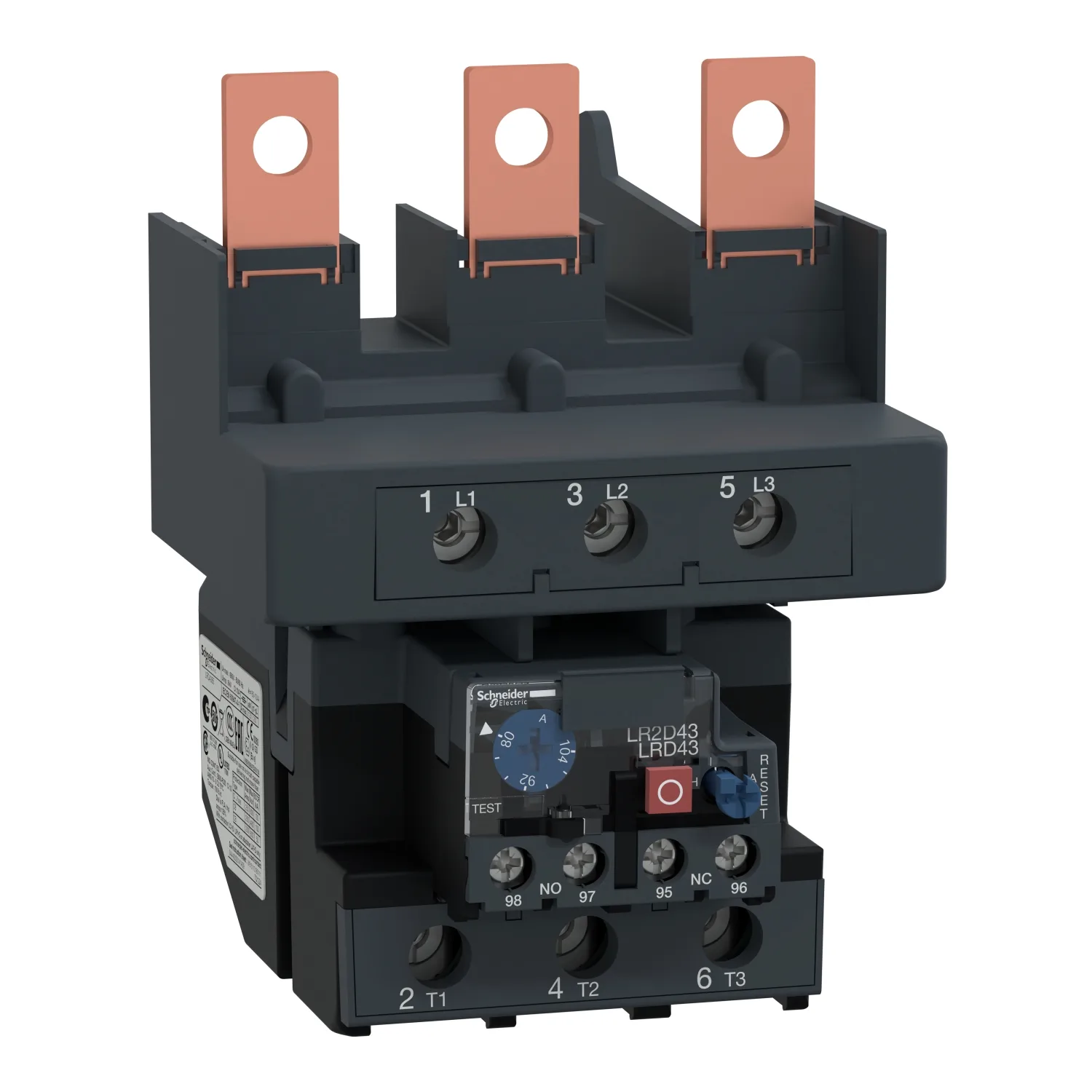 Schneider LRD4365 - Thermische Relais; 80÷104A