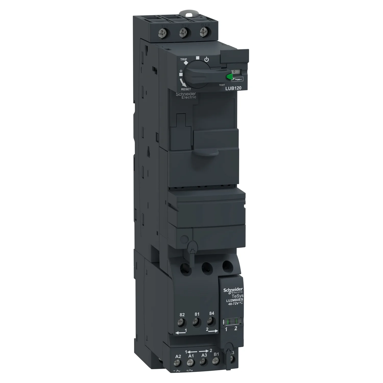 Schneider LU2B12ES - LU2B12ES - TeSys U Ana Ünite 3P 12A 48-72VAC/DC
