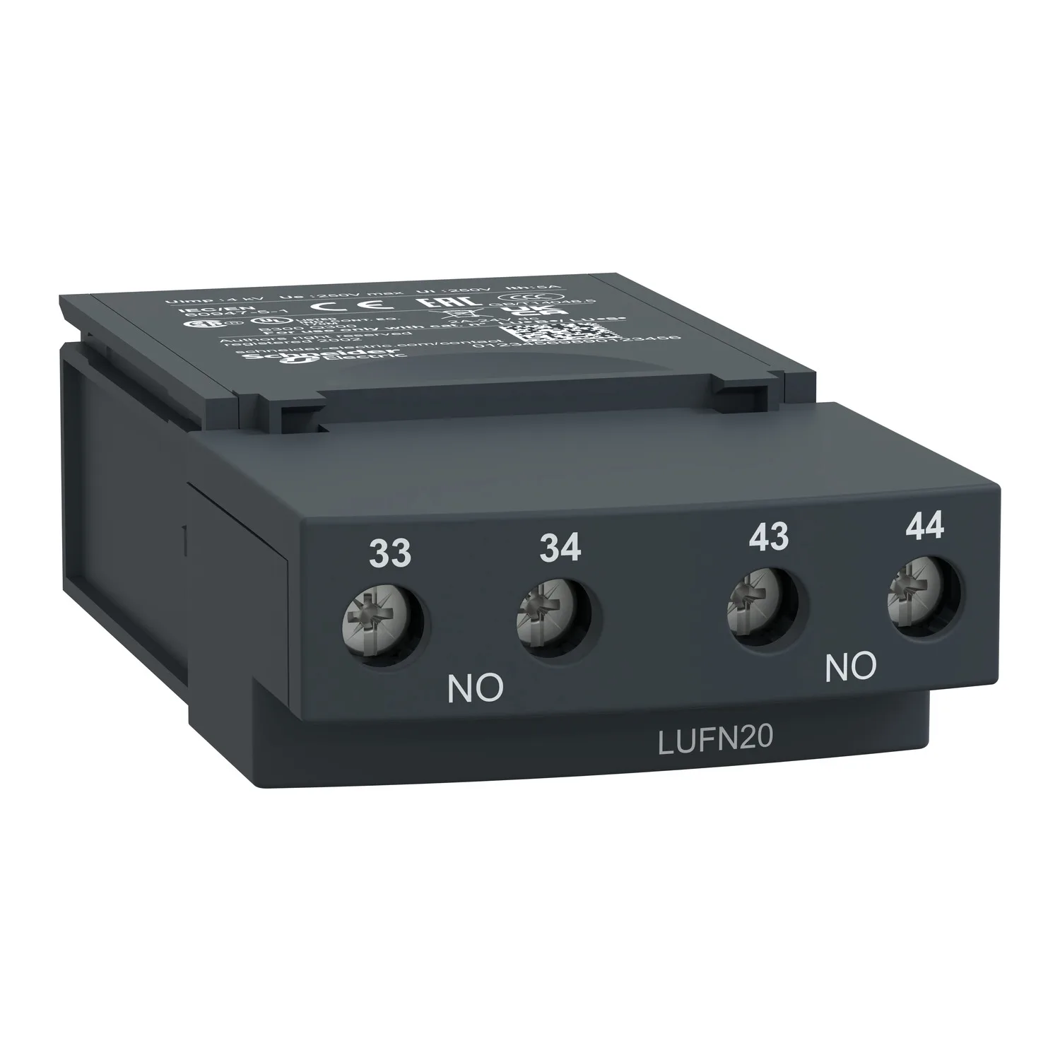 Schneider LUFN20 - TeSys U - module de contacts auxiliaires LUF - 2F