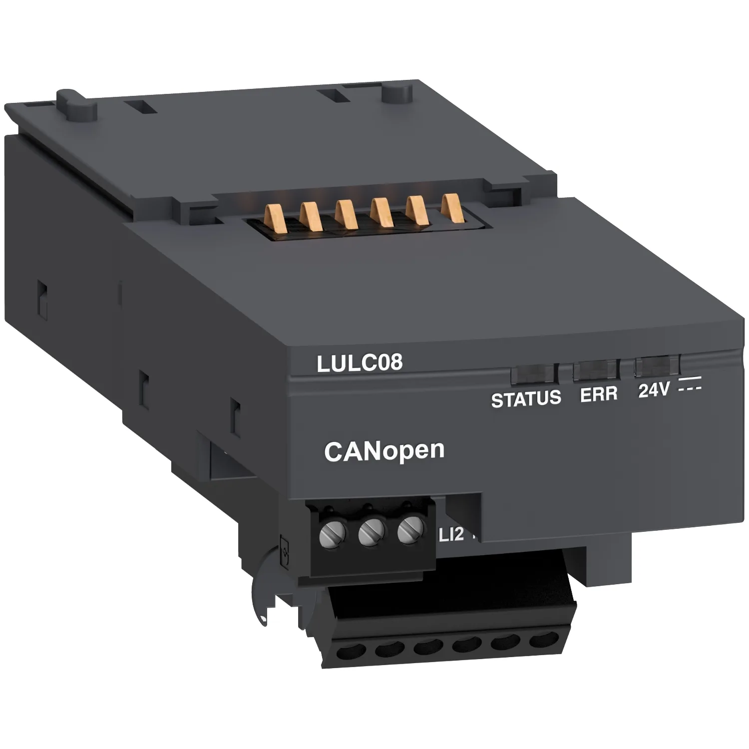 Schneider LULC08 - CANopen-Kommunikationsmodul, für TeSys U, 24 V DC