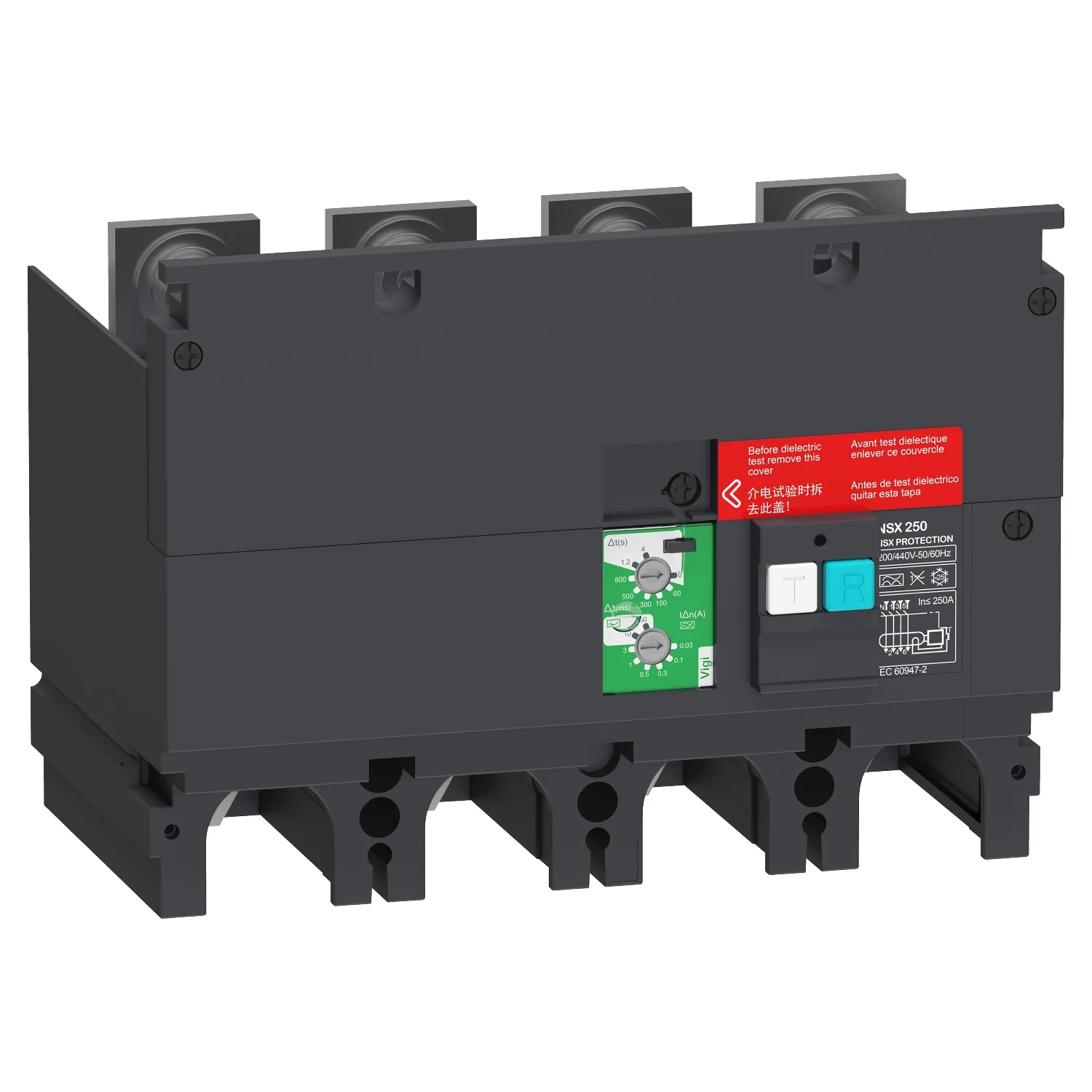 Schneider LV429493 - ComPacT VigiPacT NSX - bloc vigi - 4P - seuil 0,03 à 30A - 200/440Vca pr NSX250