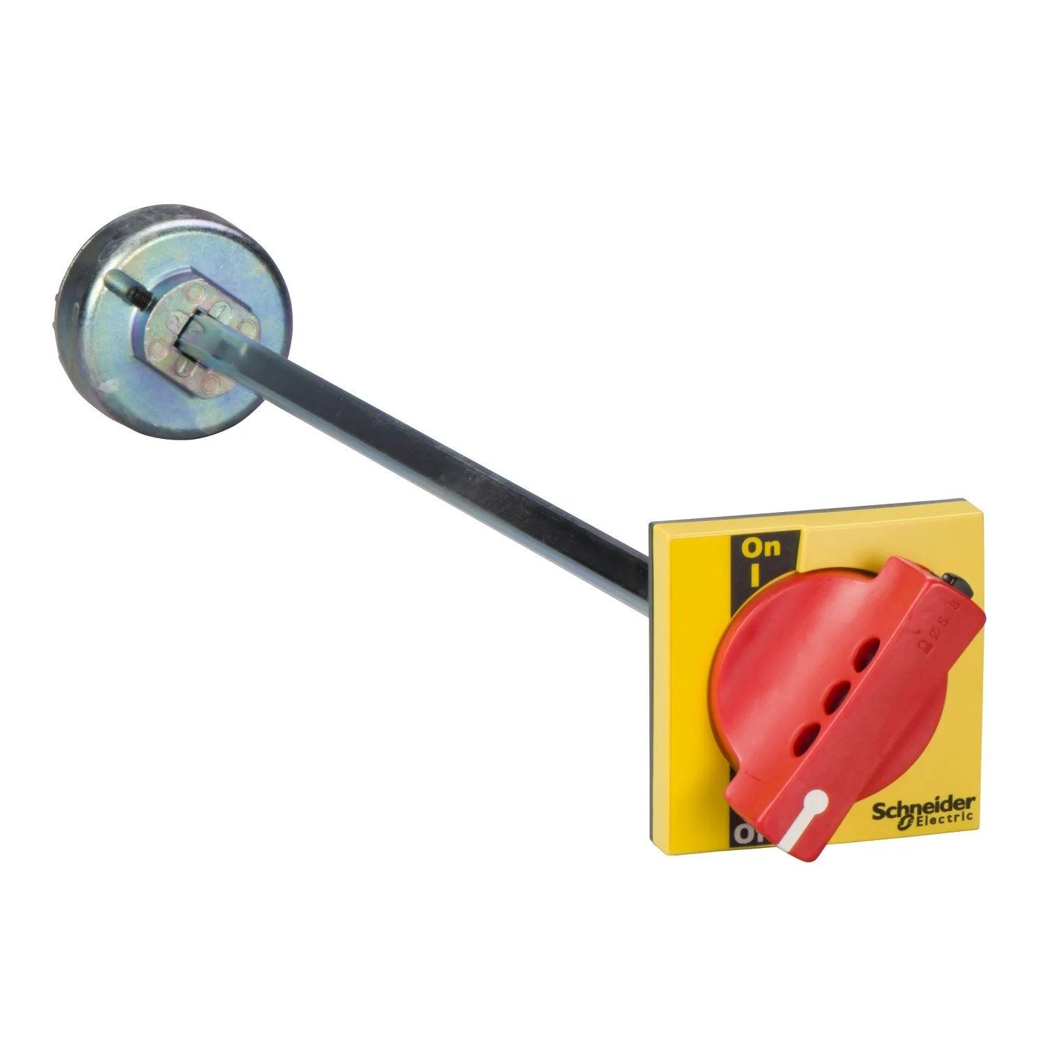 Schneider LV431051 - Önden uzatmalı döner kurma kolu,sarı-kırmızı, INS250