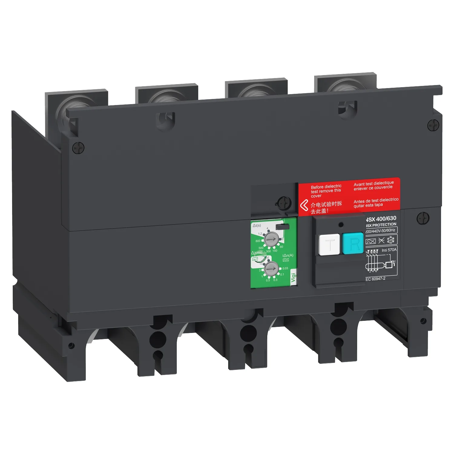 Schneider LV432465 - Vigi 200-440V 4P for NSX400/630