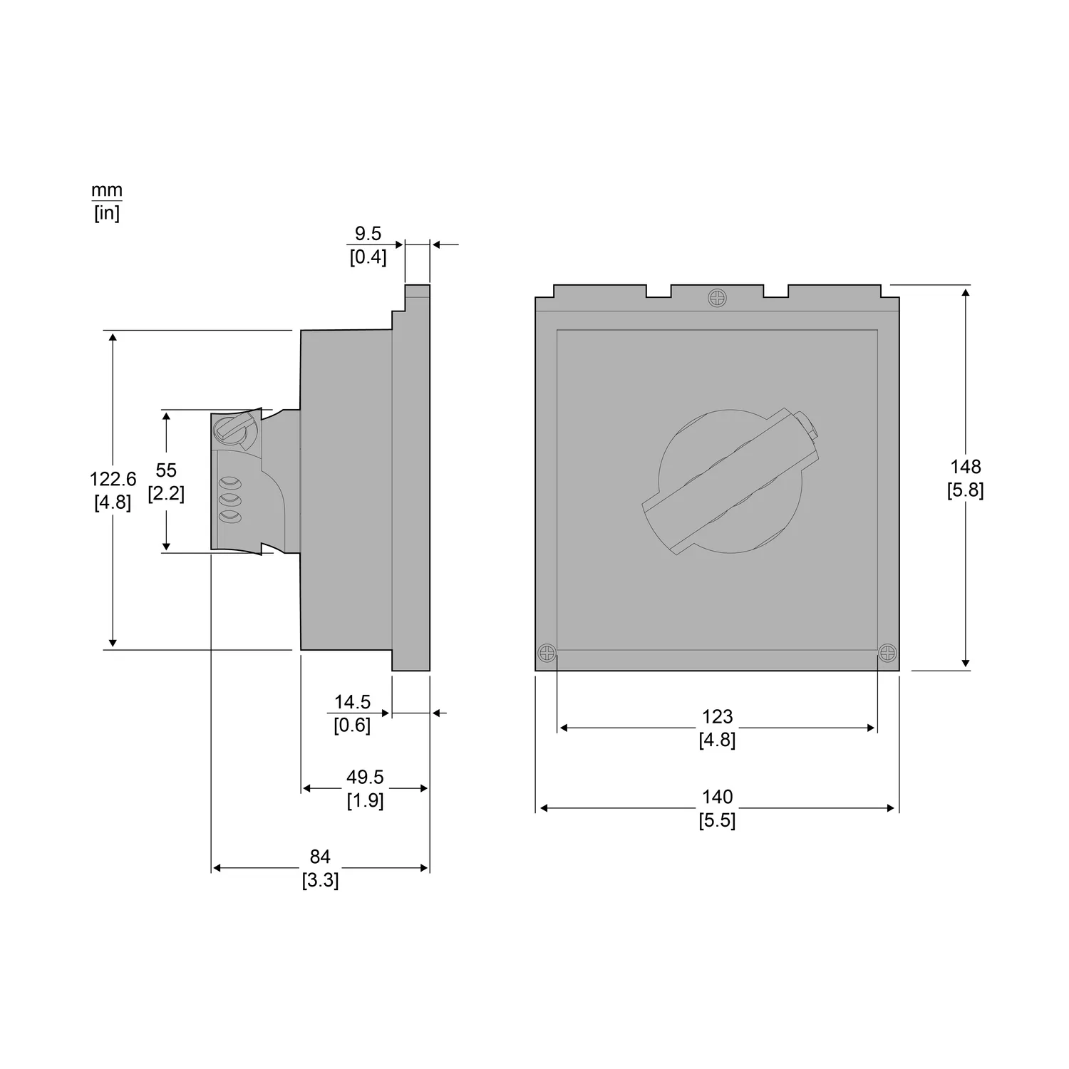 Schneider LV432597 - Direct rotary handle for CVS400/630
