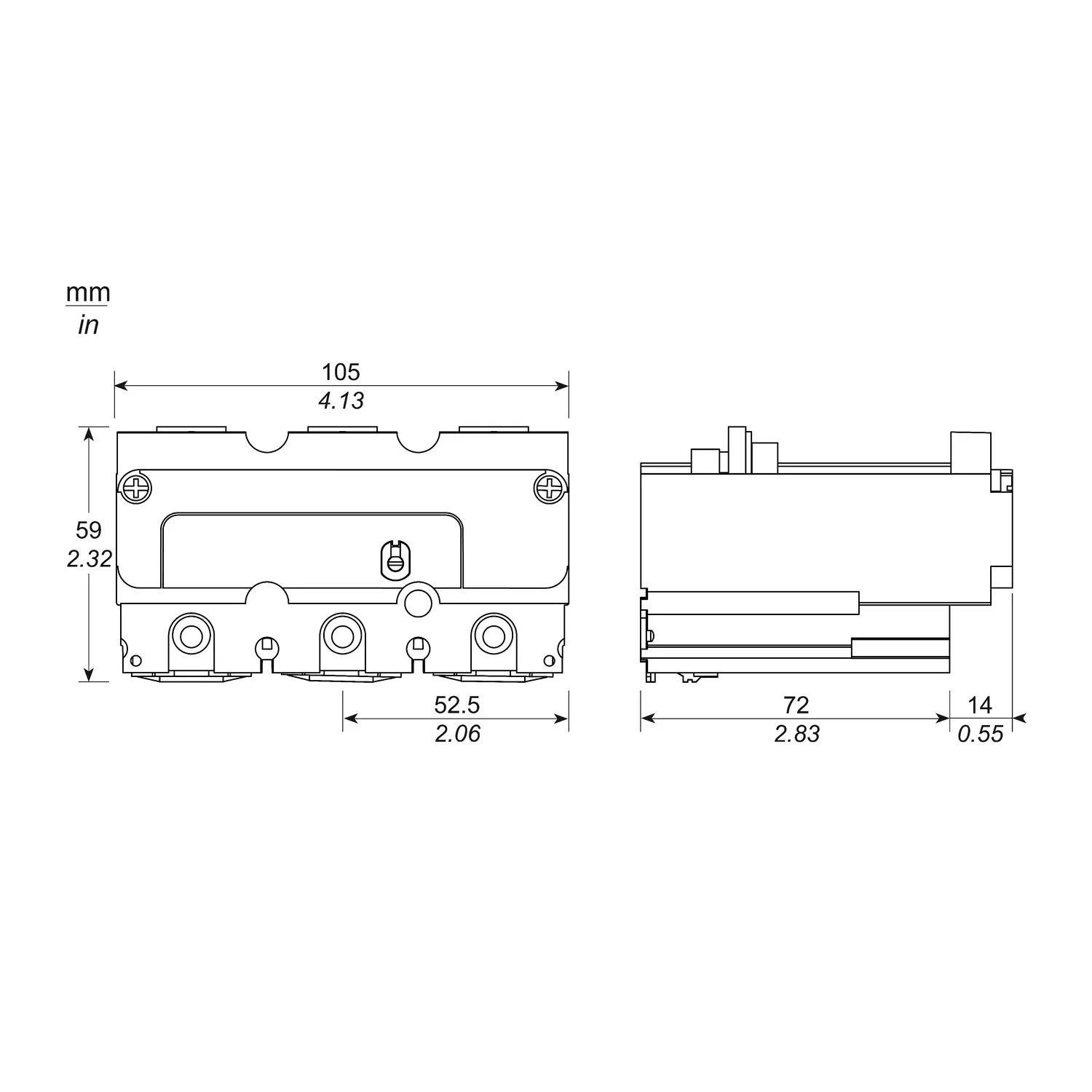 LV434020 - PowerTag NSX Energy M250 3P - 2