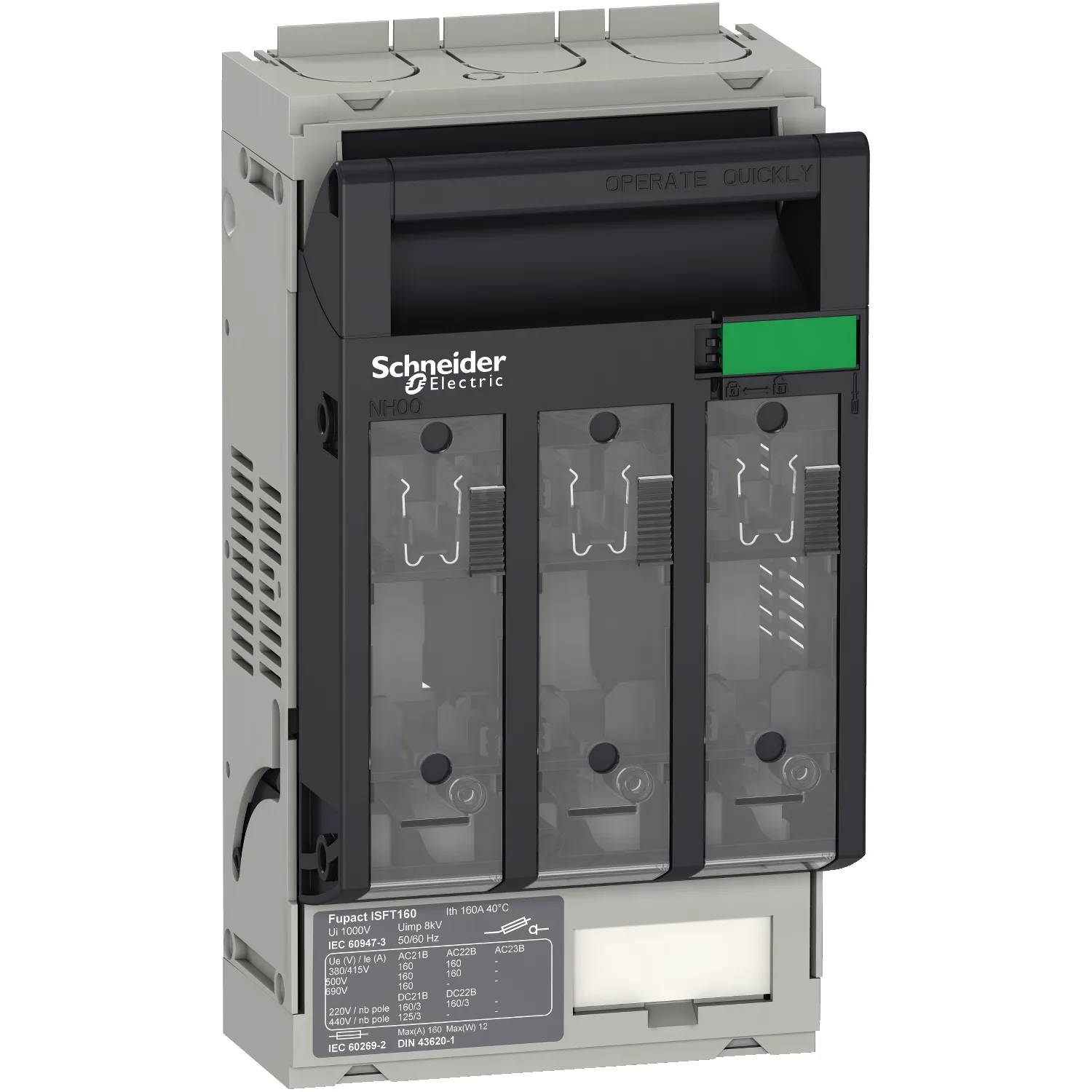 Schneider LV480802 - ISFT160 FUSE-SWITCH FIXED 2,5 TO 95MM